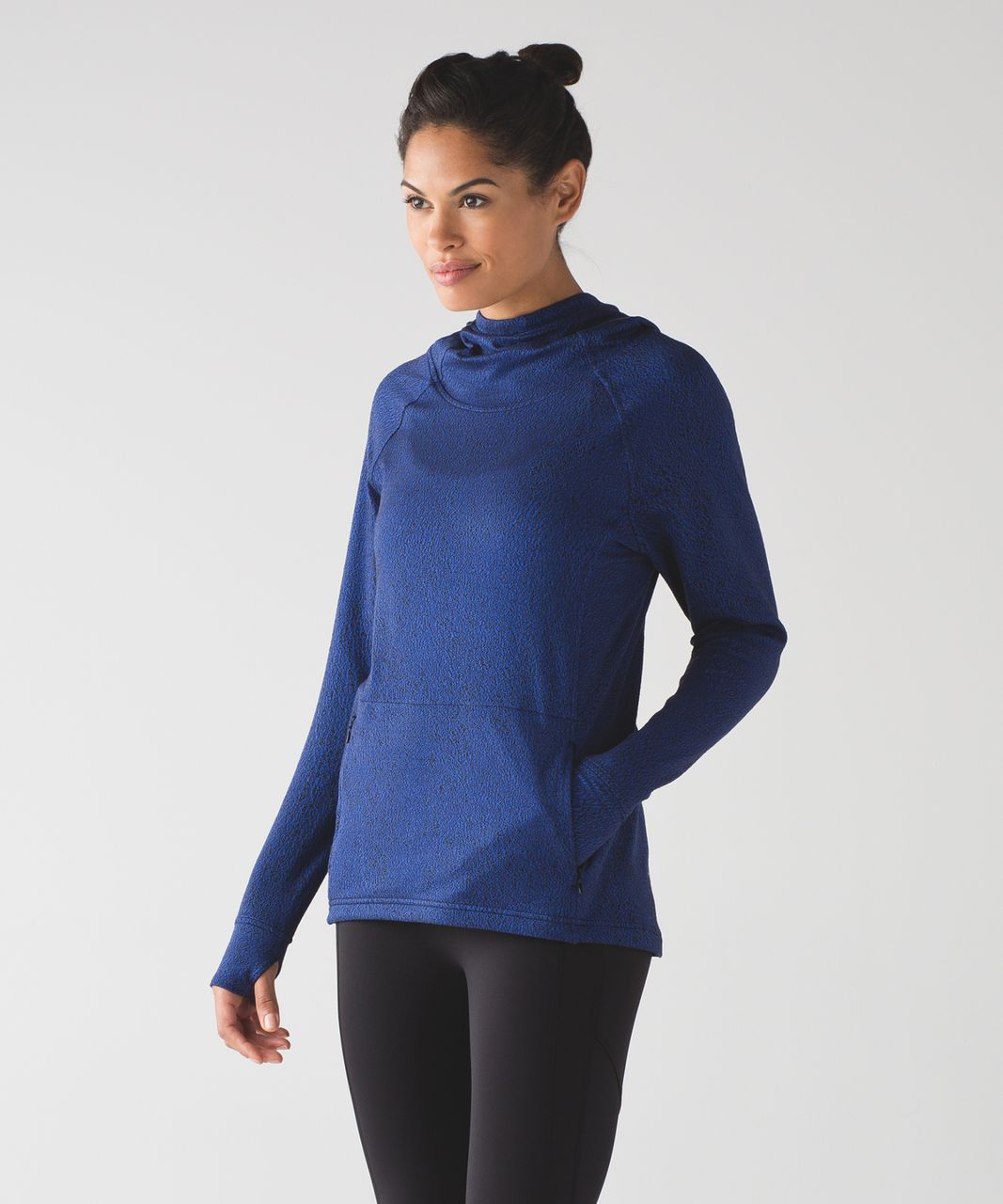 Lululemon Ready To Rulu Hoodie - Running Luon Spray Jacquard Sapphire ...