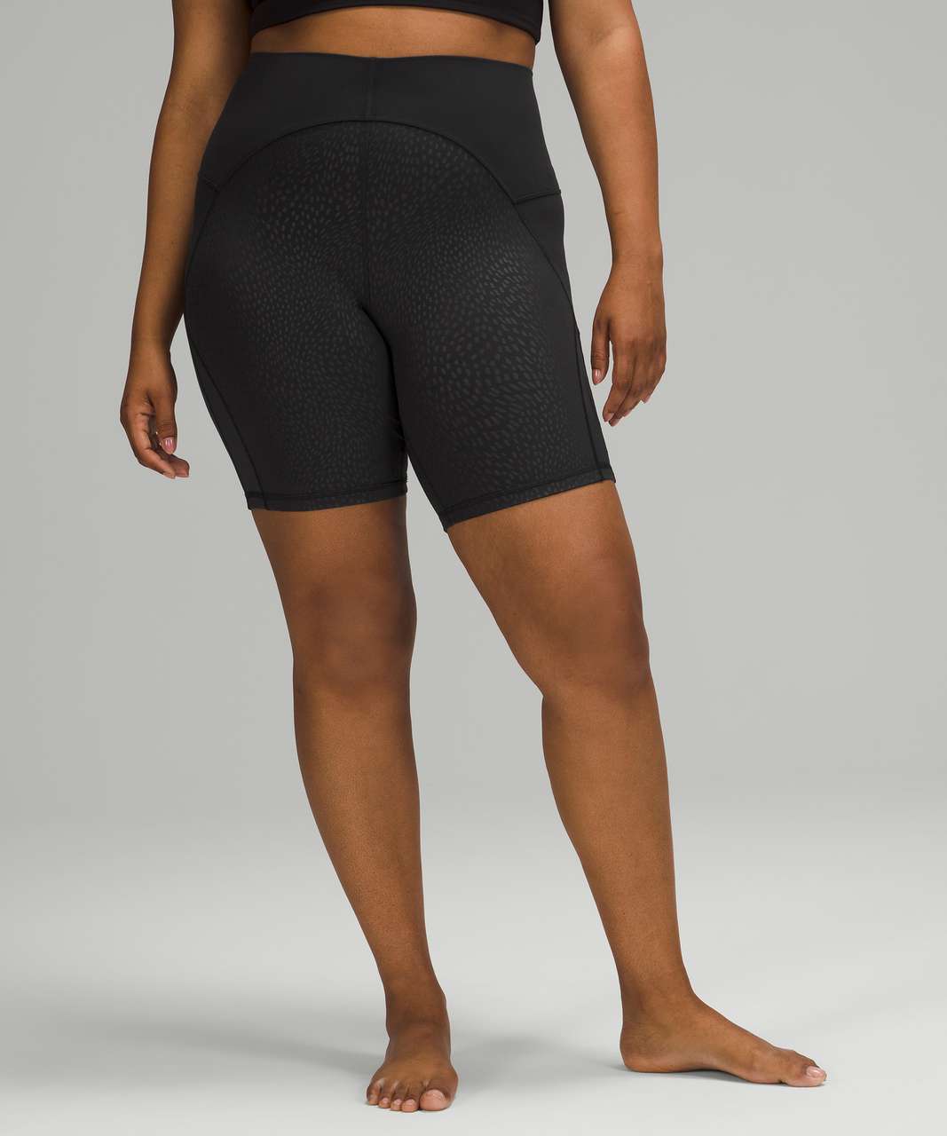 Lululemon Unlimit High Rise Short 8" *Mesh - Black