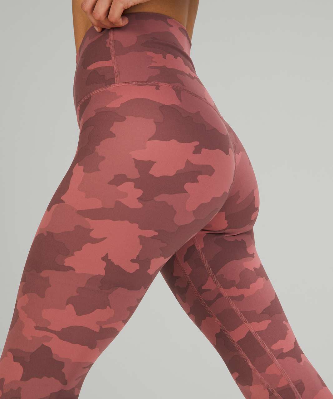 Align High-Rise Pant 25, Hideaway Camo Deep Coal Multi