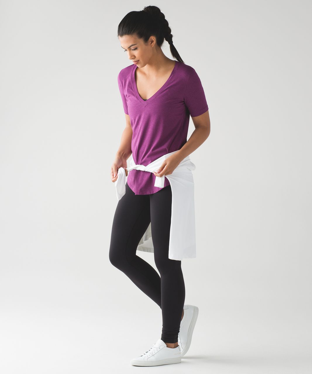 Lululemon Love Tee III - Heathered Chilled Grape