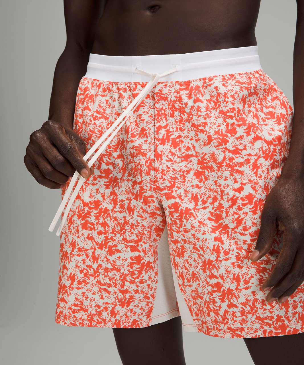 Lululemon Active Swim Short 8" - Coralized White Opal Warm Coral