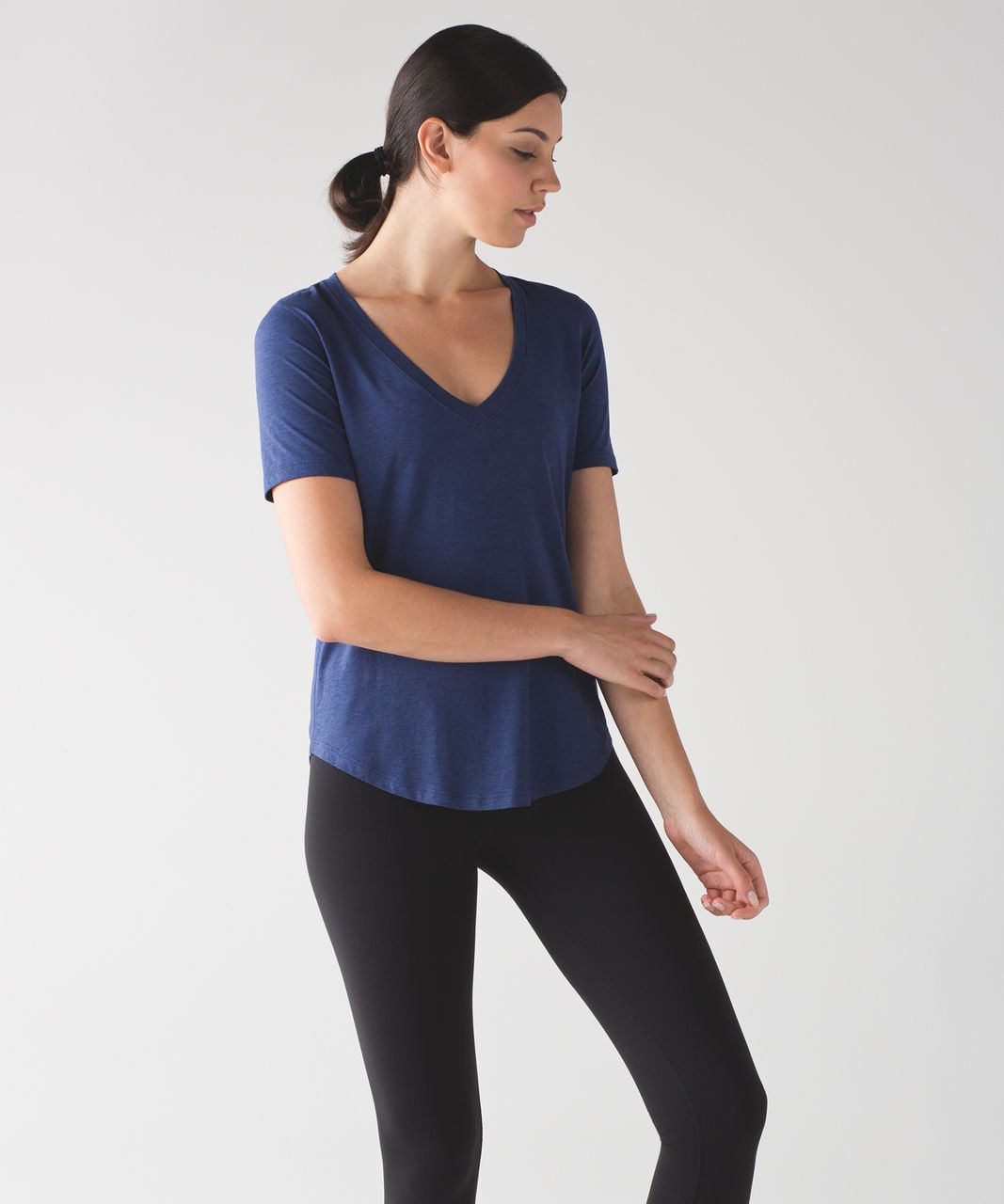 Lululemon Love Tee III - Heathered Emperor Blue