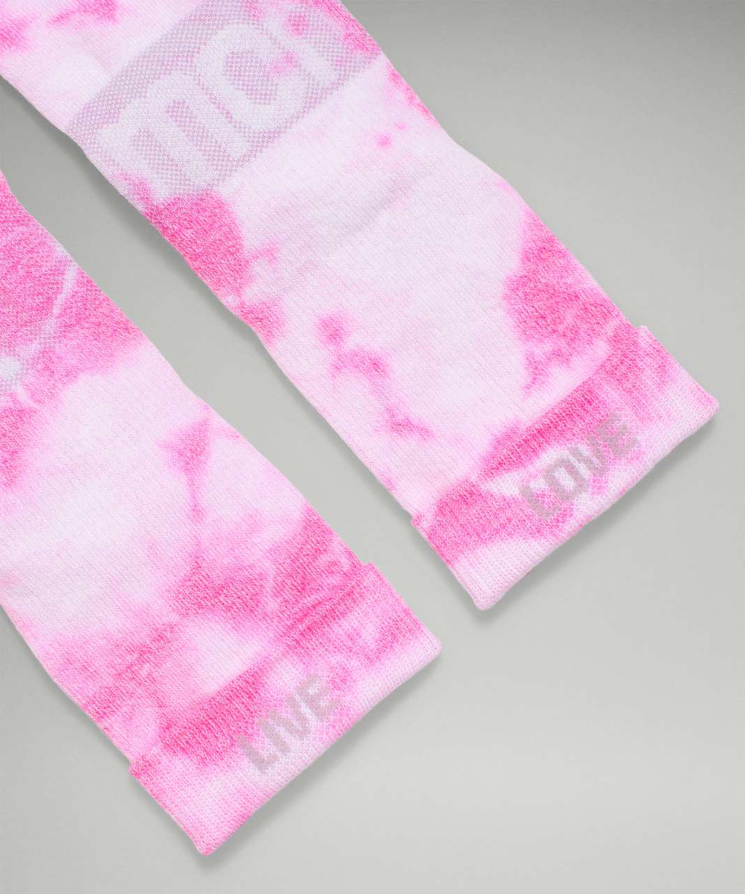 Lululemon Daily Stride Mid Crew Sock *Tie Dye - Sonic Pink