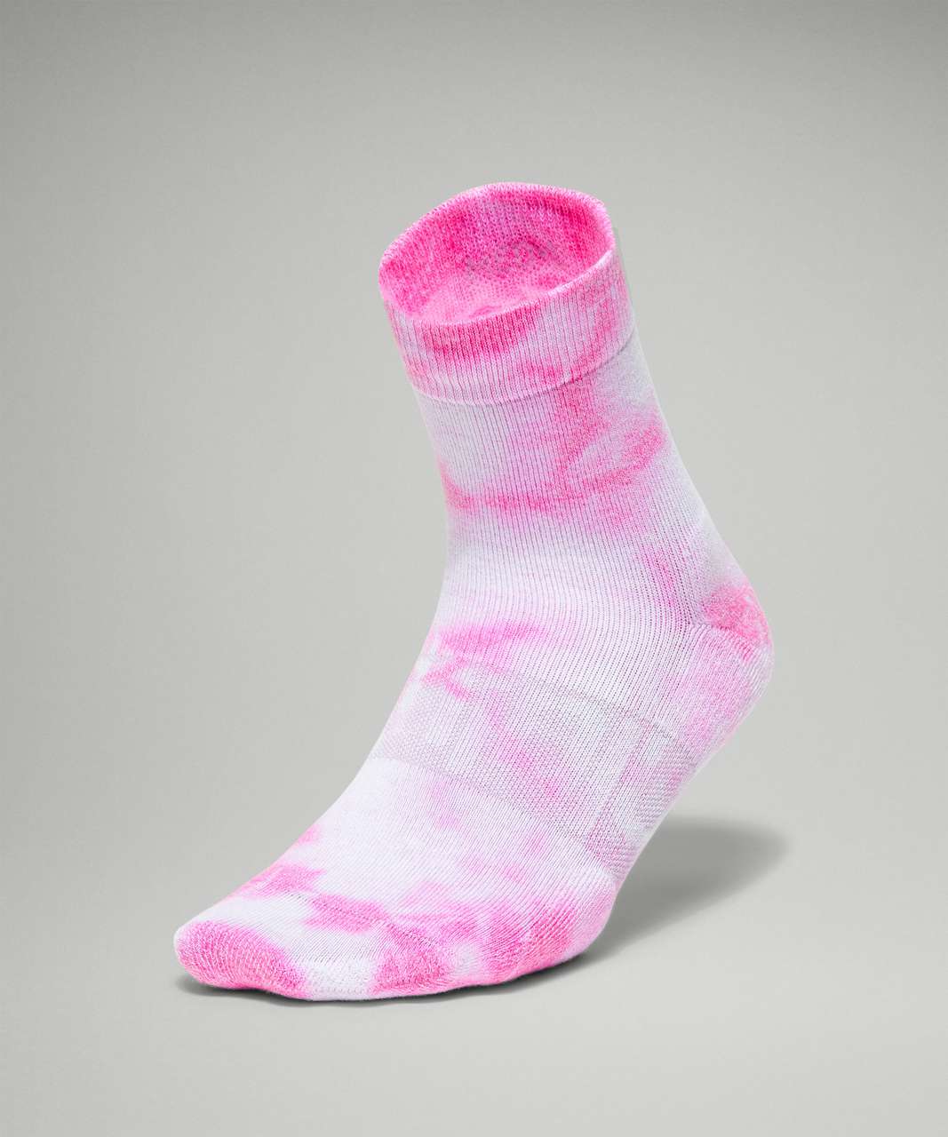 Lululemon Daily Stride Mid Crew Sock *Tie Dye - Sonic Pink