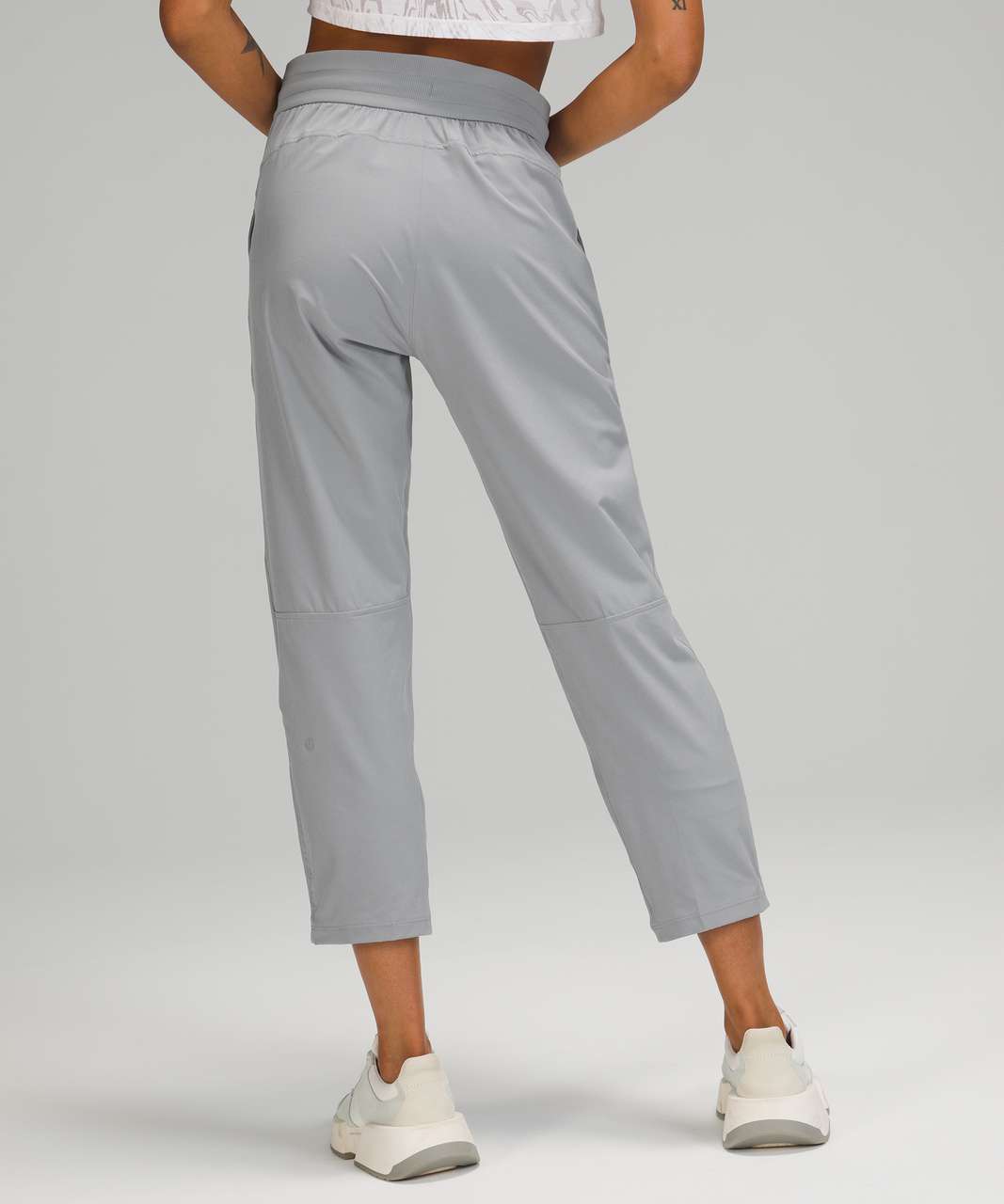 Lululemon • Beyond the Studio Crop Blue Linen