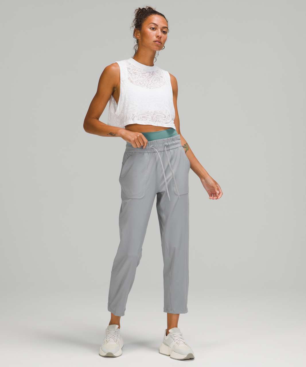 Lululemon Beyond the Studio Crop, Women's Fashion, Activewear on Carousell