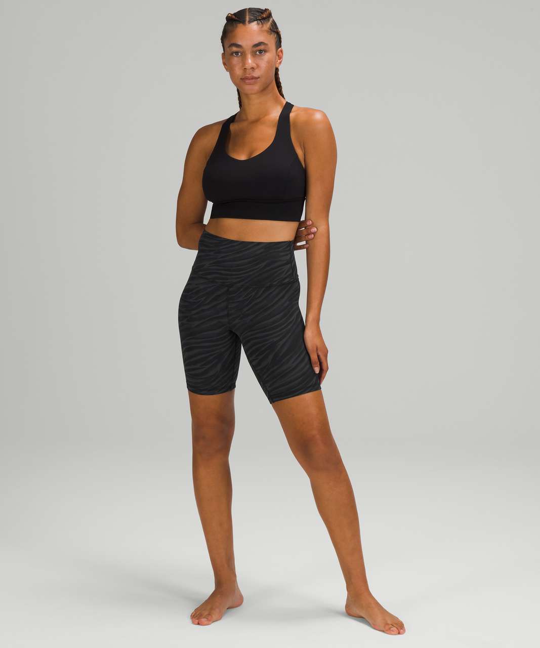 Lululemon Align Short 8 - Le Tigre Camo Deep Coal Multi - lulu