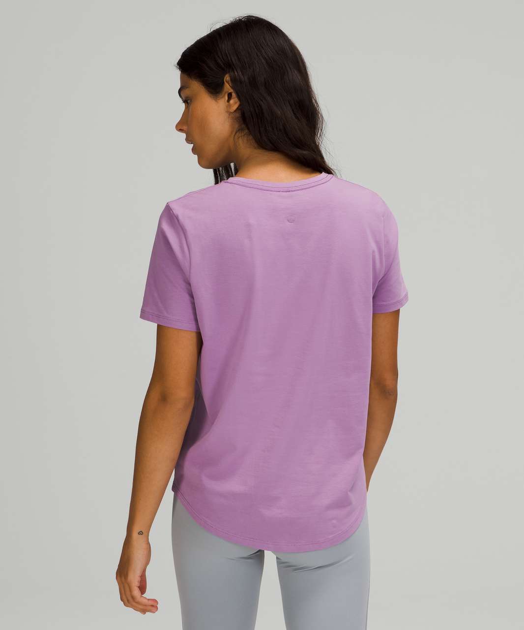 Lululemon Side Cinch Long Sleeve Crew Wisteria Purple Sz 8 $78 NWT