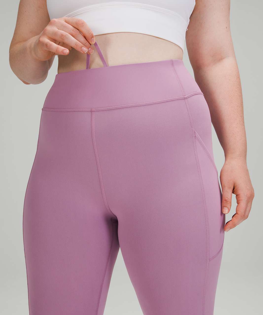 Hot pink Lululemon Invigorate leggings