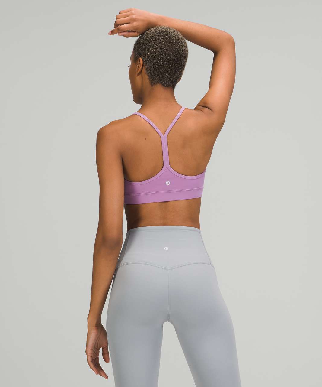 Lululemon Flow Y Bra Nulu *Light Support, A–C Cups - Wisteria Purple