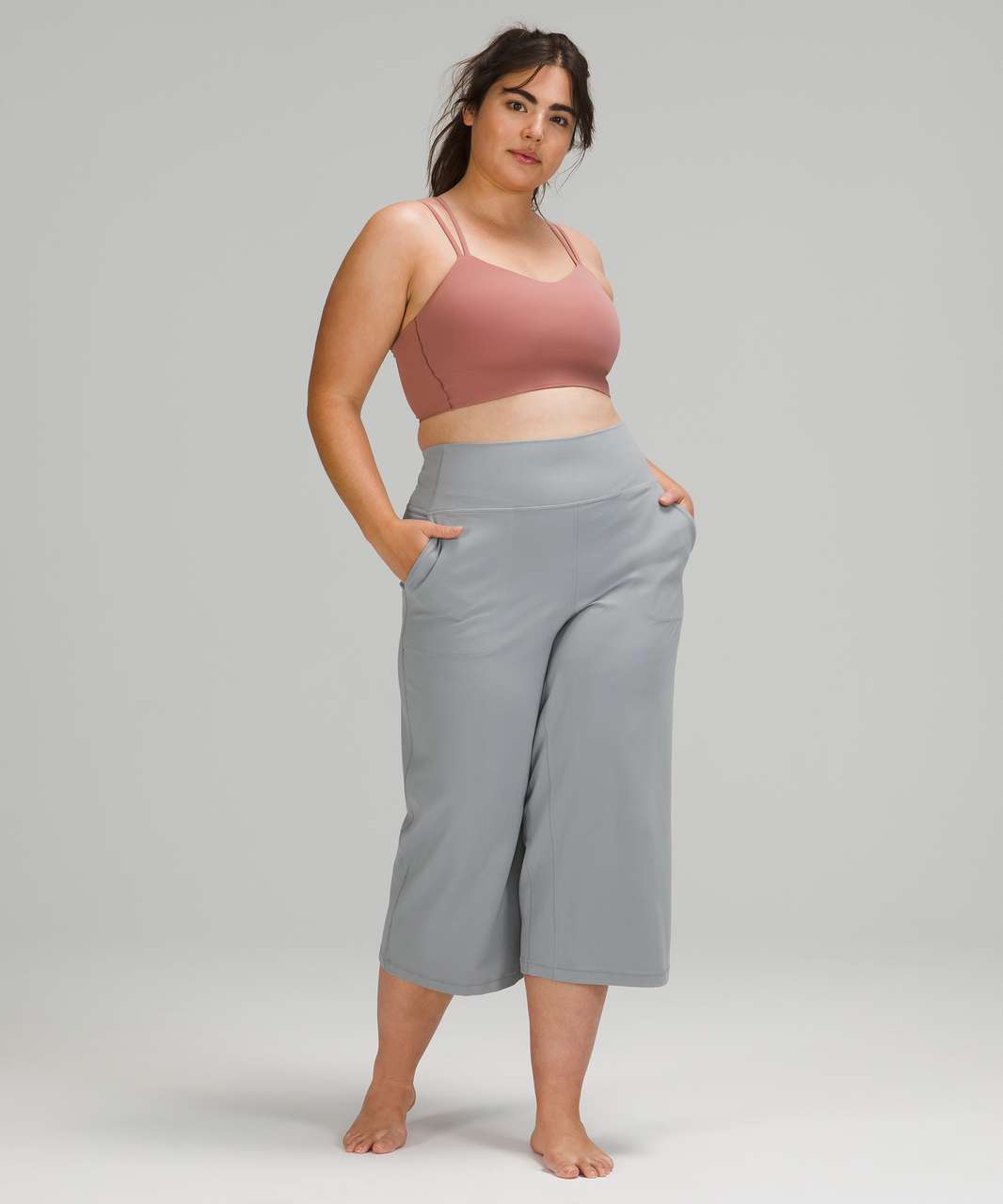 Lululemon Align Wide Leg Super-High-Rise Crop *23" - Rhino Grey