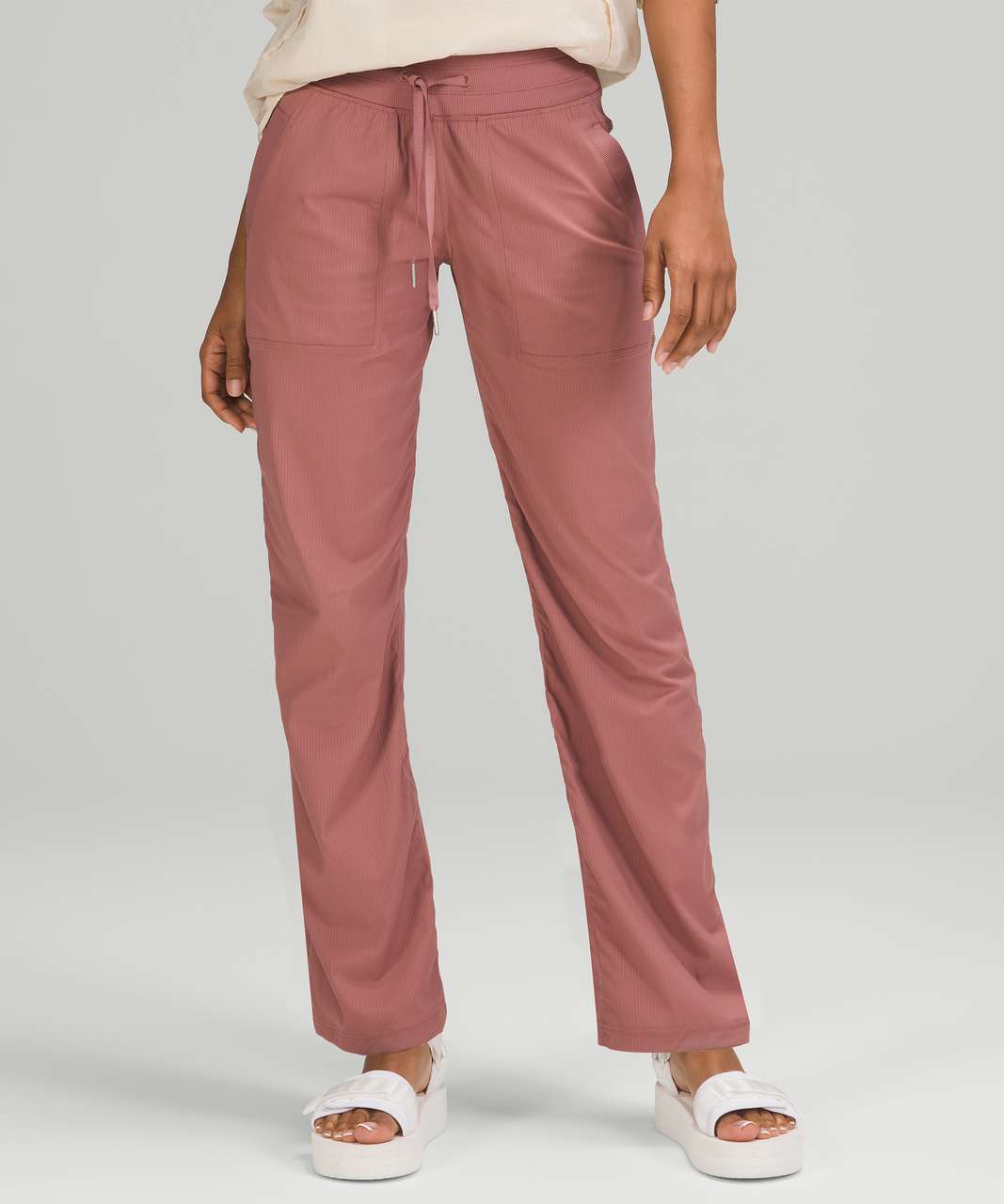 NWT Lululemon Dance Studio Mid-Rise Pant Size 4 Sonic Pink 32” Sold Out!