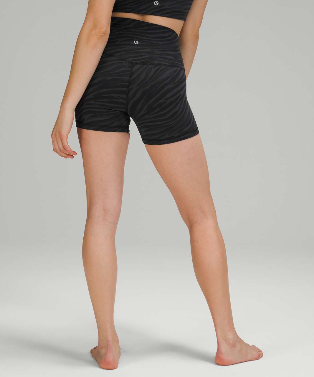 Lululemon Align Short 4" - Le Tigre Camo Deep Coal Multi