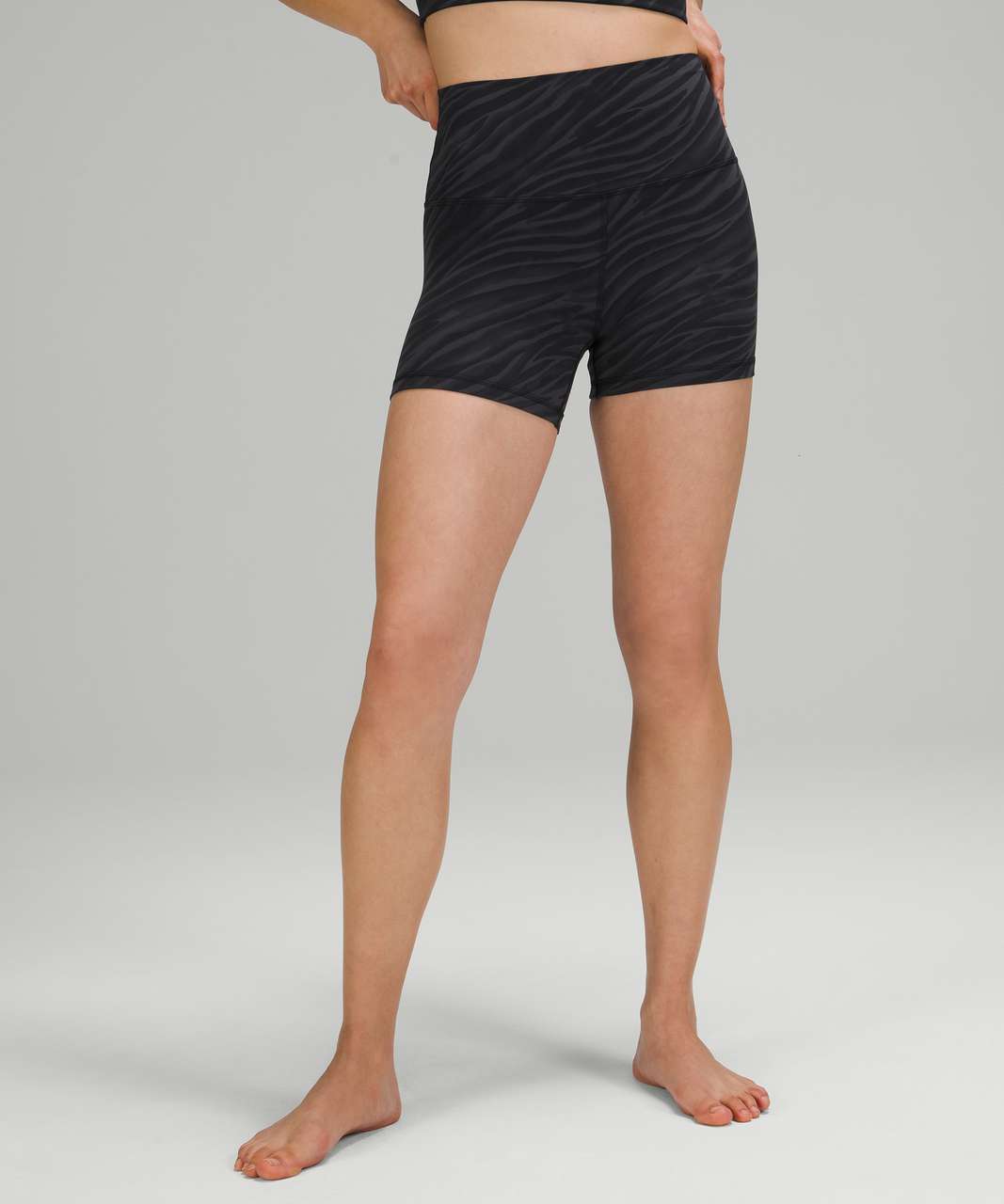 Lululemon Align Short 4 - Le Tigre Camo Deep Coal Multi - lulu