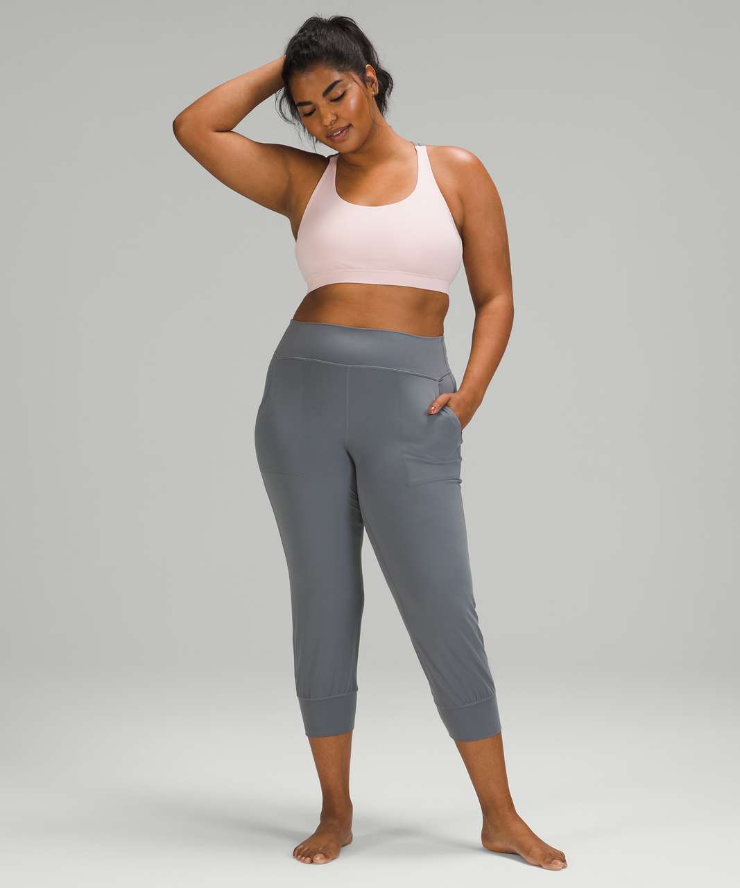 Lululemon Align Jogger Crop *23 - Titanium - lulu fanatics