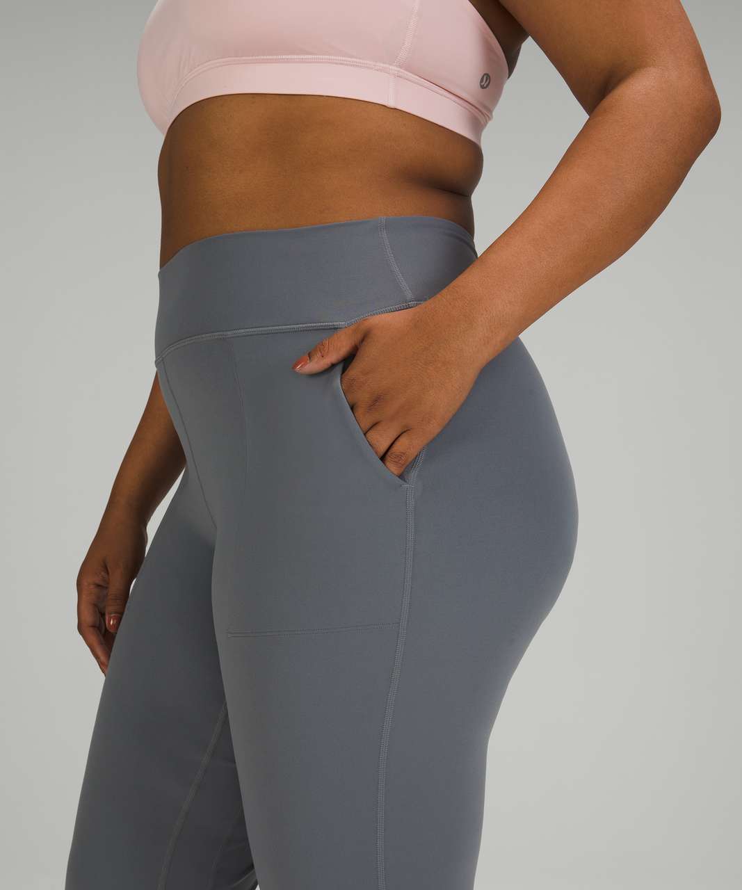 Lululemon Align Jogger Crop *23 - Titanium - lulu fanatics