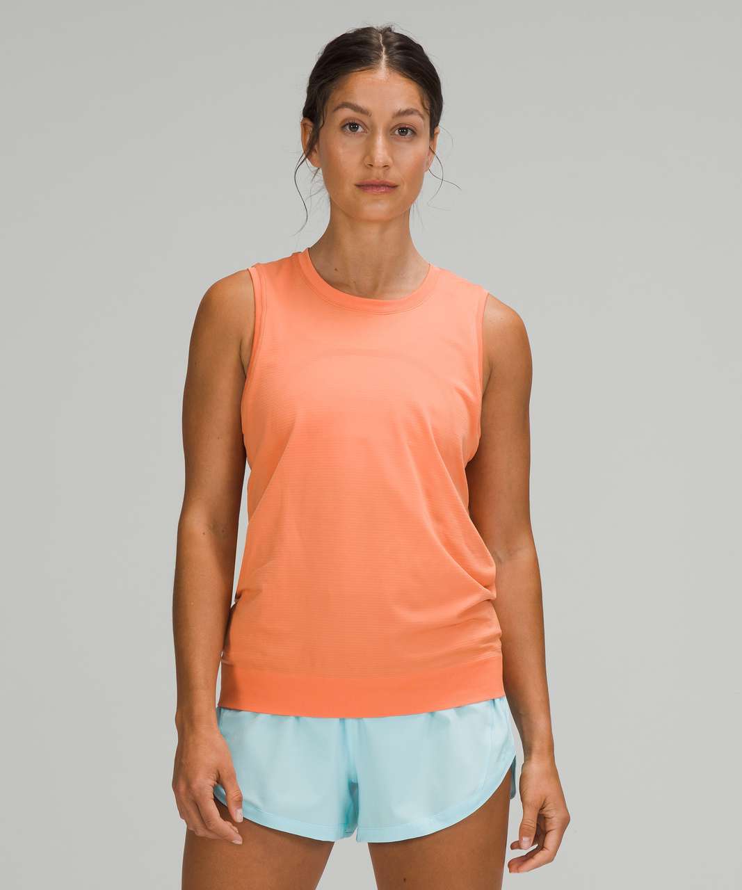 Lululemon Swiftly Breathe Muscle Tank Top - Golden Apricot / Golden Apricot