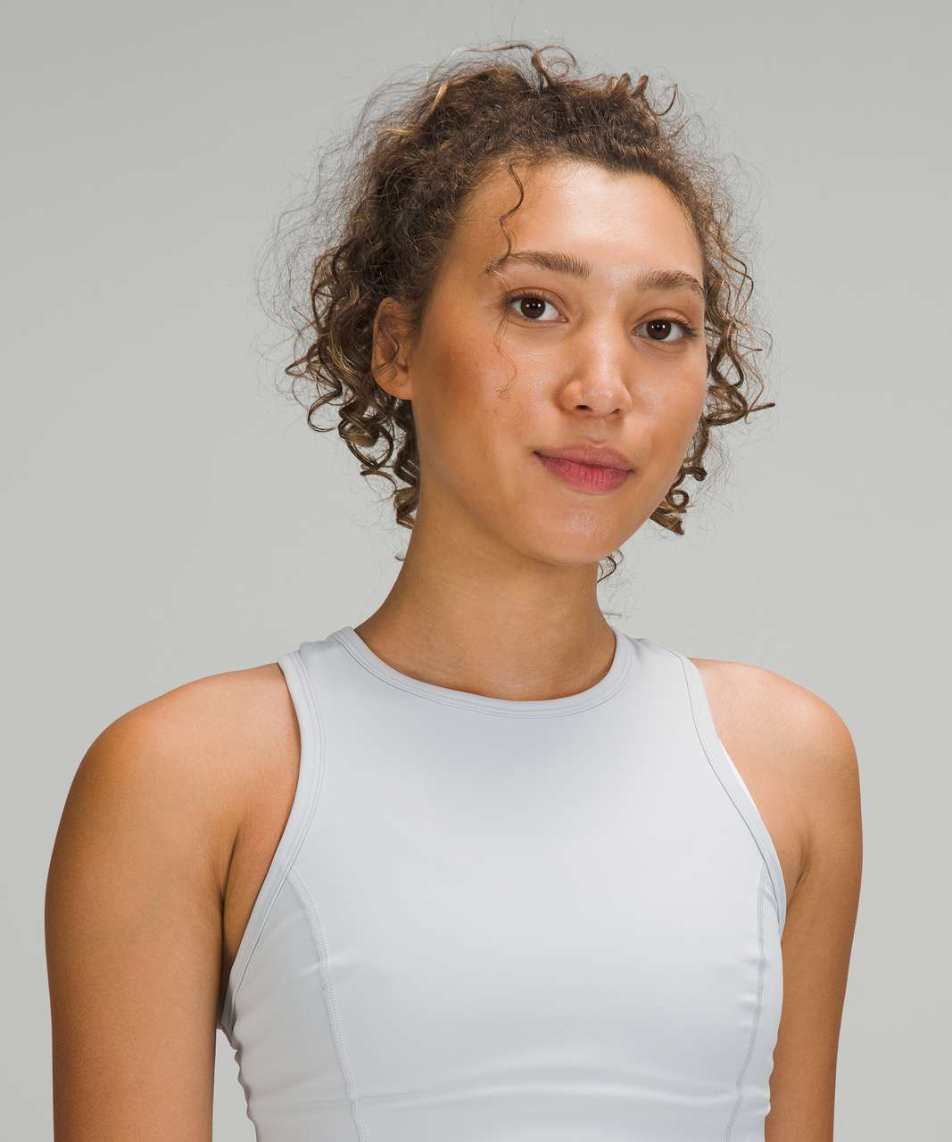 Lululemon Nulux Racerback Cropped Run Tank Top - Starlight