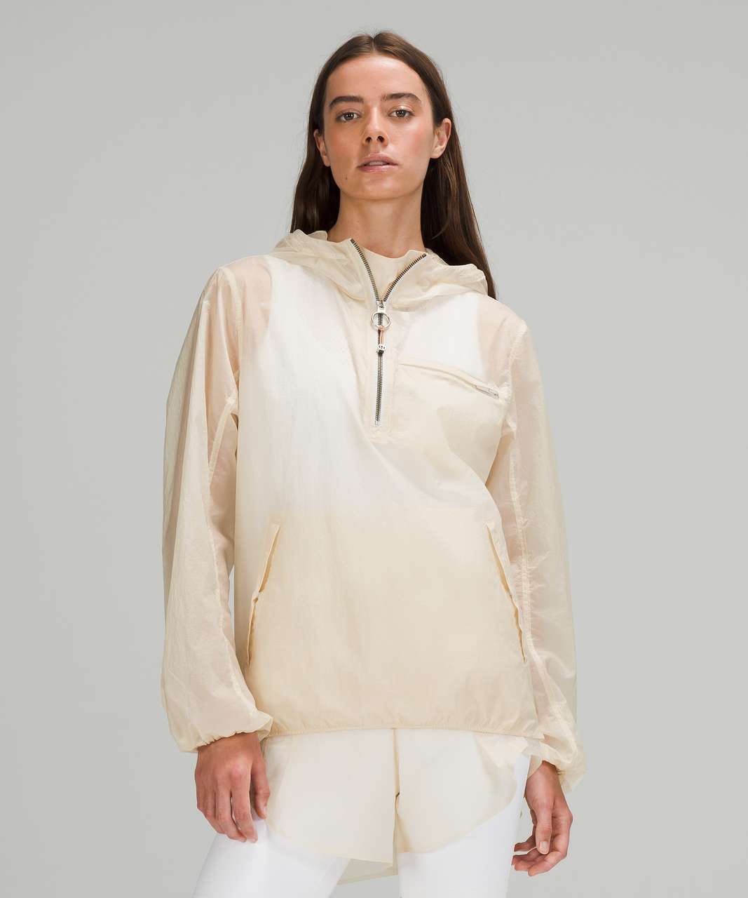 Lululemon Step Out Anorak - White Opal