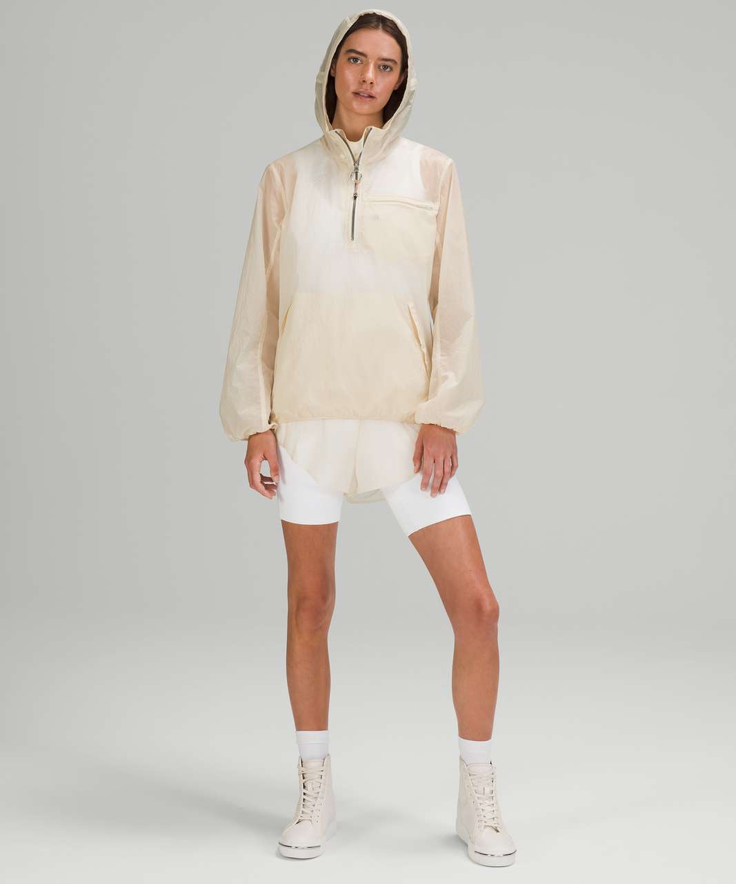 Lululemon Step Out Anorak - White Opal