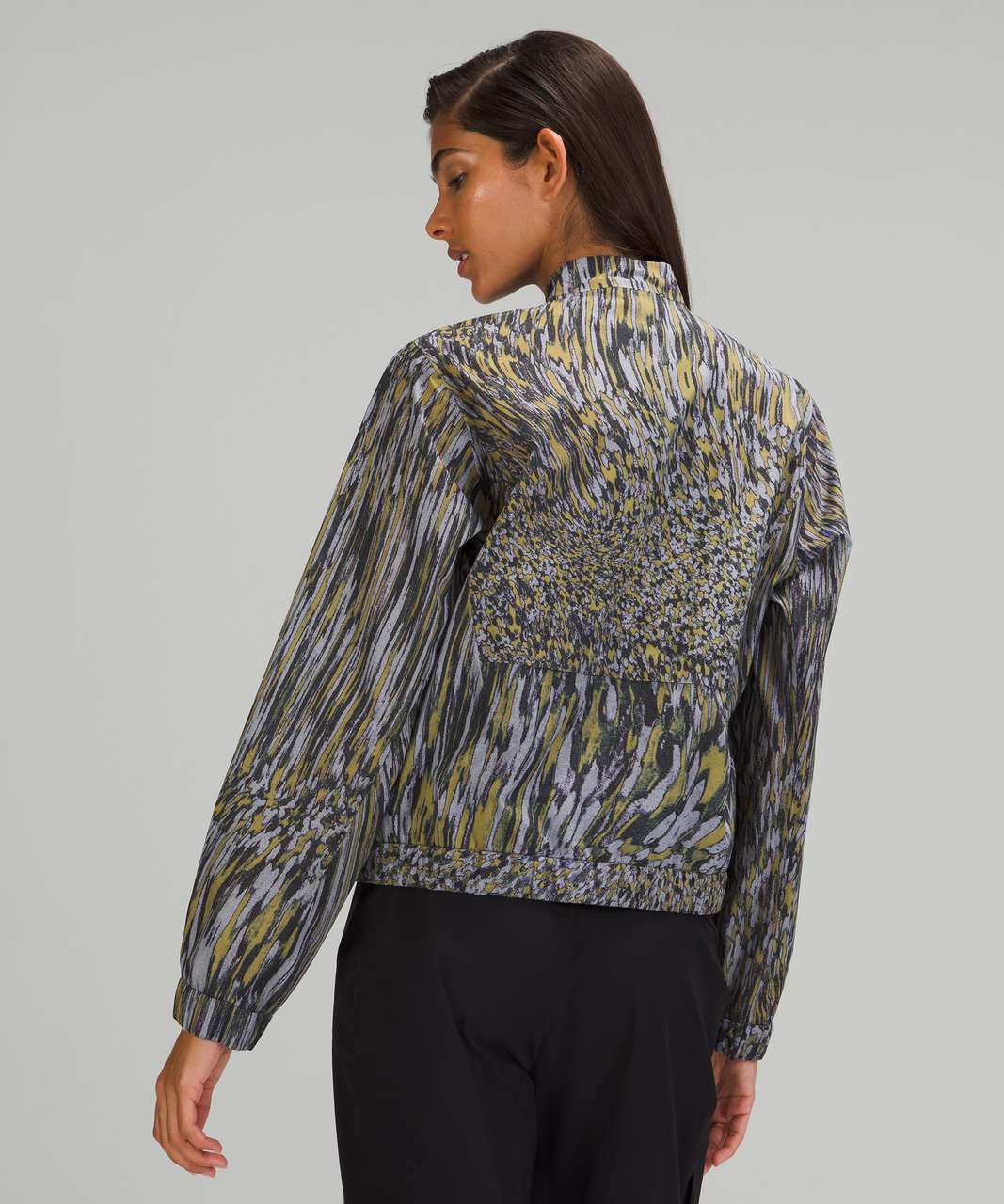 Lululemon lab Lightweight Bomber - Foil Glitch Giant Neutral