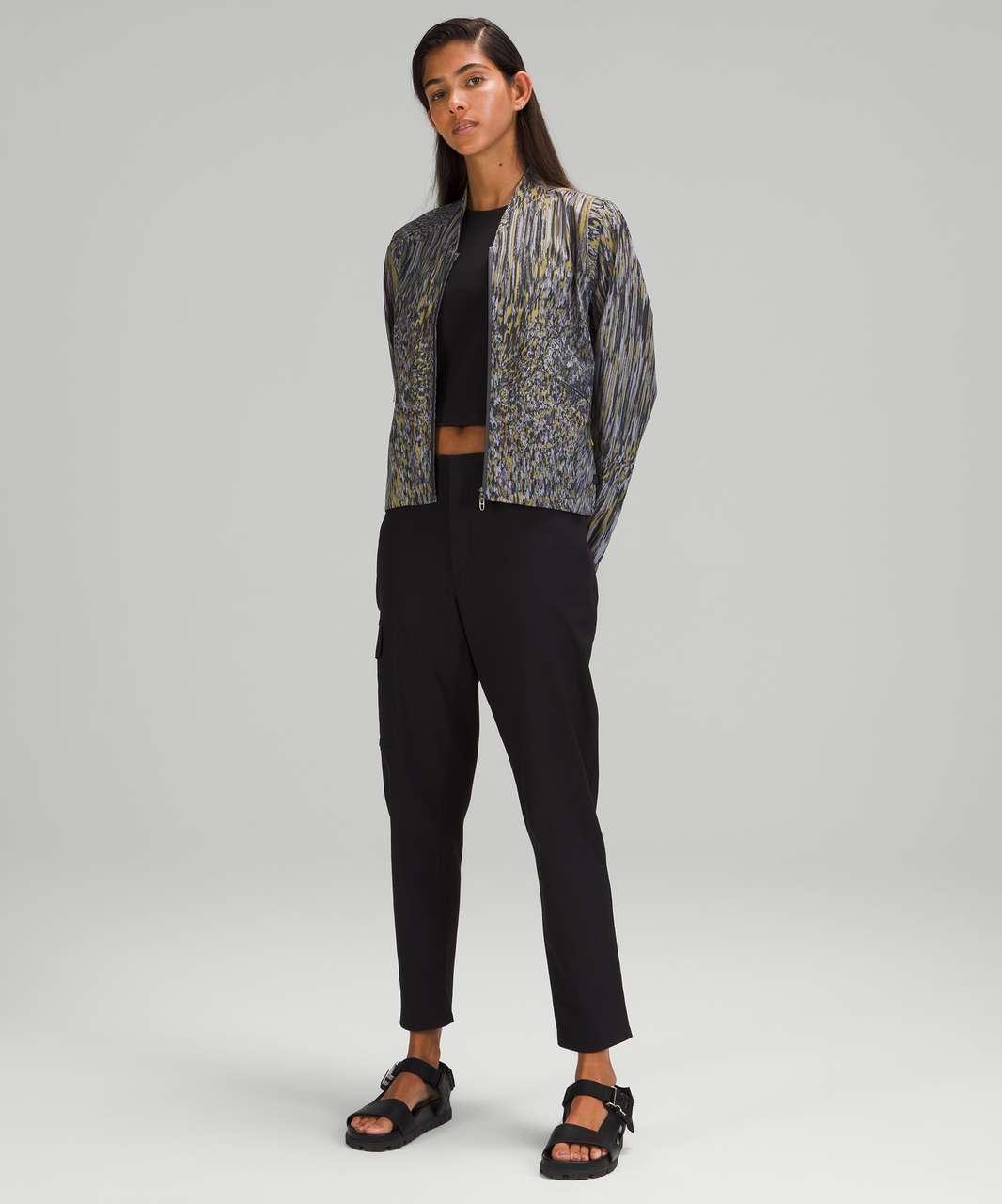 Lululemon lab Lightweight Bomber - Foil Glitch Giant Neutral