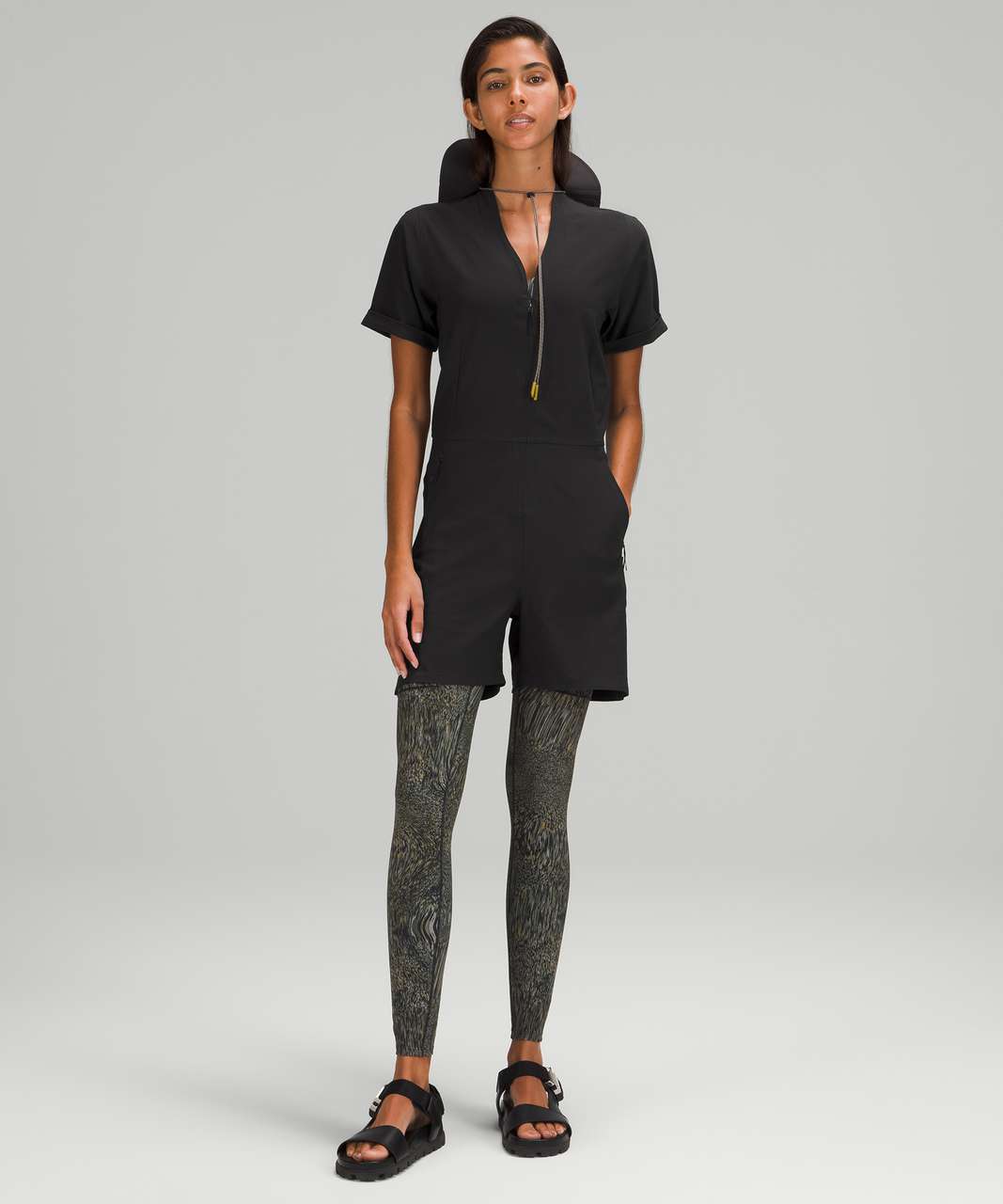 Lululemon lab Short Sleeve Jumpsuit - Black