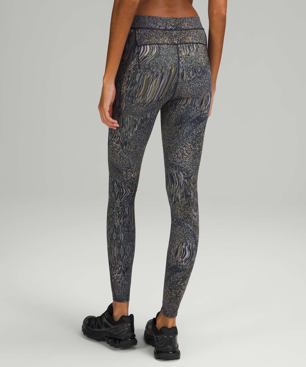 Lululemon LAB High Rise Train Tight 28 - Foil Glitch Neutral