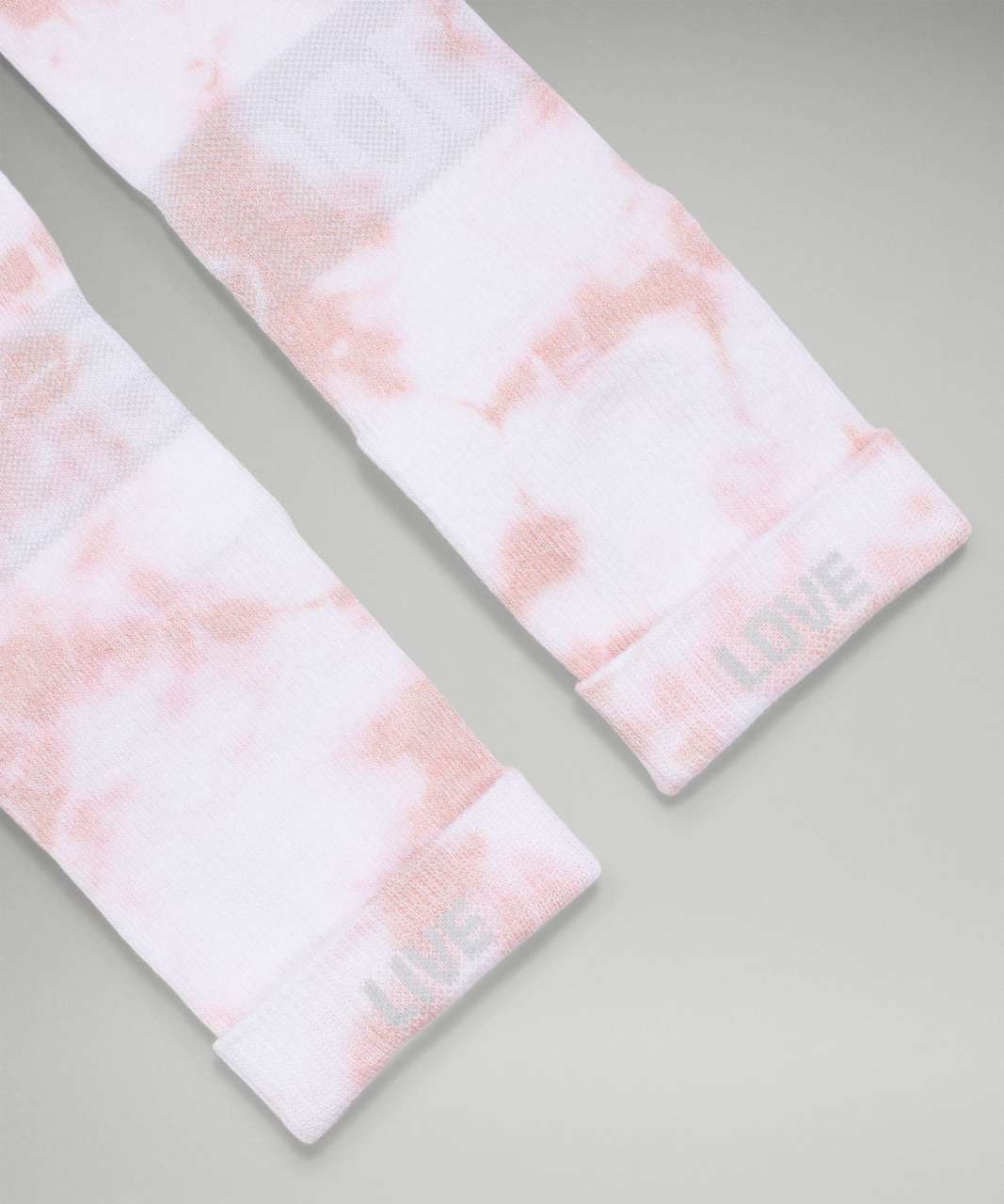 Lululemon Daily Stride Mid Crew Sock *Tie Dye - Pink Puff