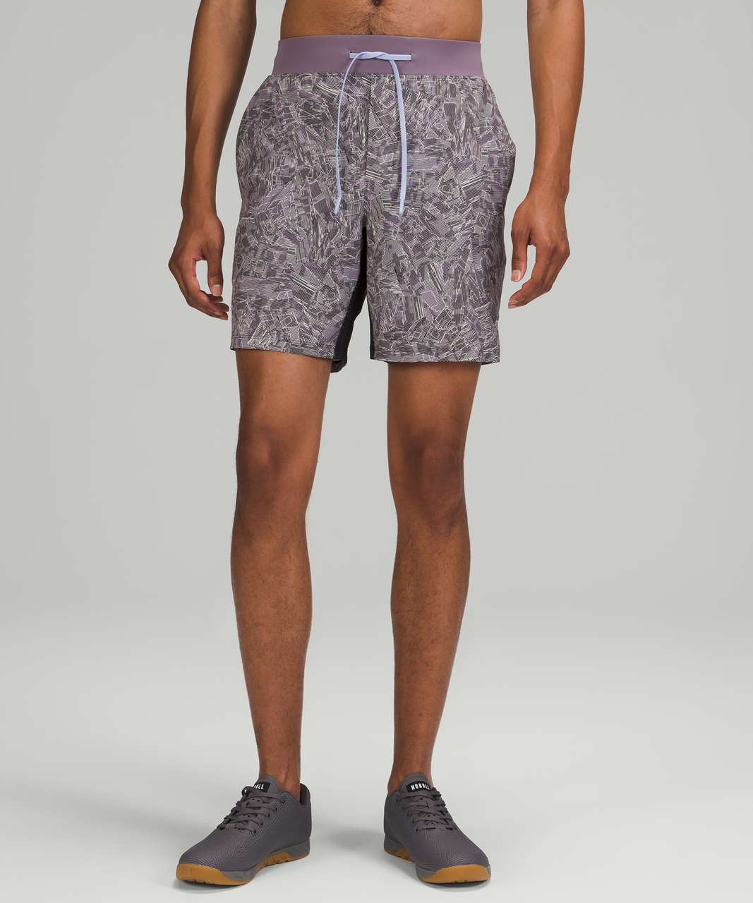 Lululemon Surge Lined Short 6 - Gravel Dust Asphalt Grey Multi - lulu  fanatics