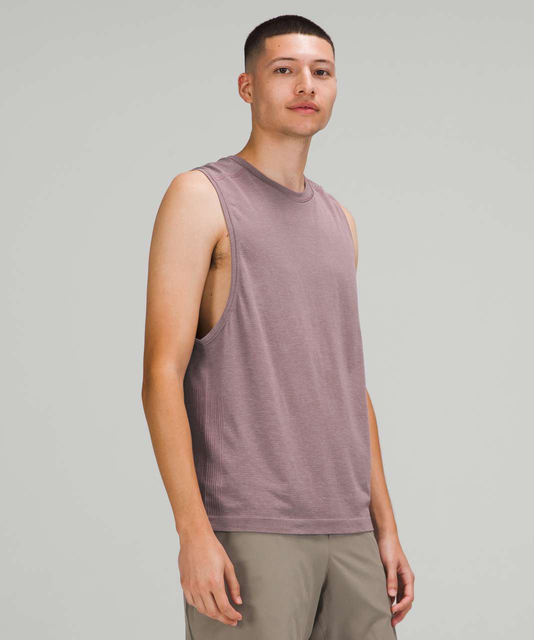 Lululemon Metal Vent Tech Sleeveless 2.0 - Rhino Grey / Dusky Lavender