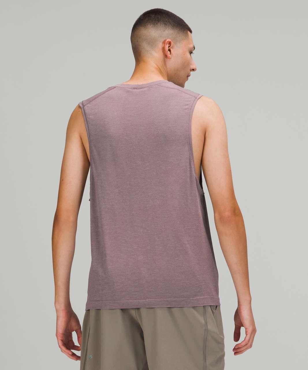 Lululemon Metal Vent Tech Sleeveless 2.0 - Rhino Grey / Dusky Lavender