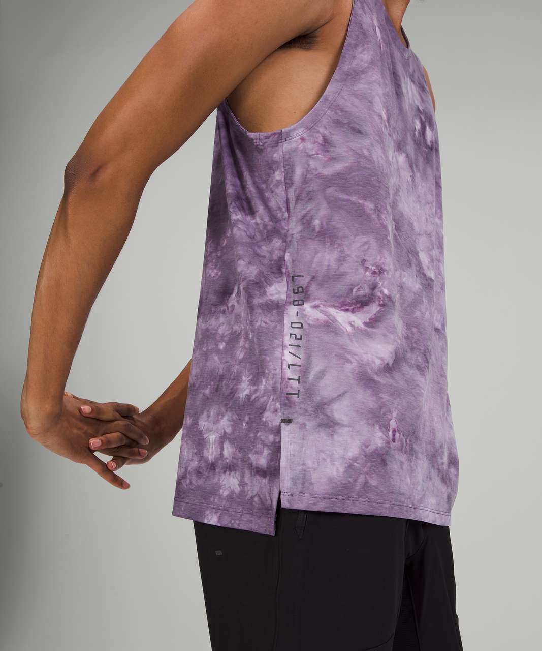 Lululemon Always Agile Tank Top *Spray Dye - Diamond Dye White Dusky Lavender