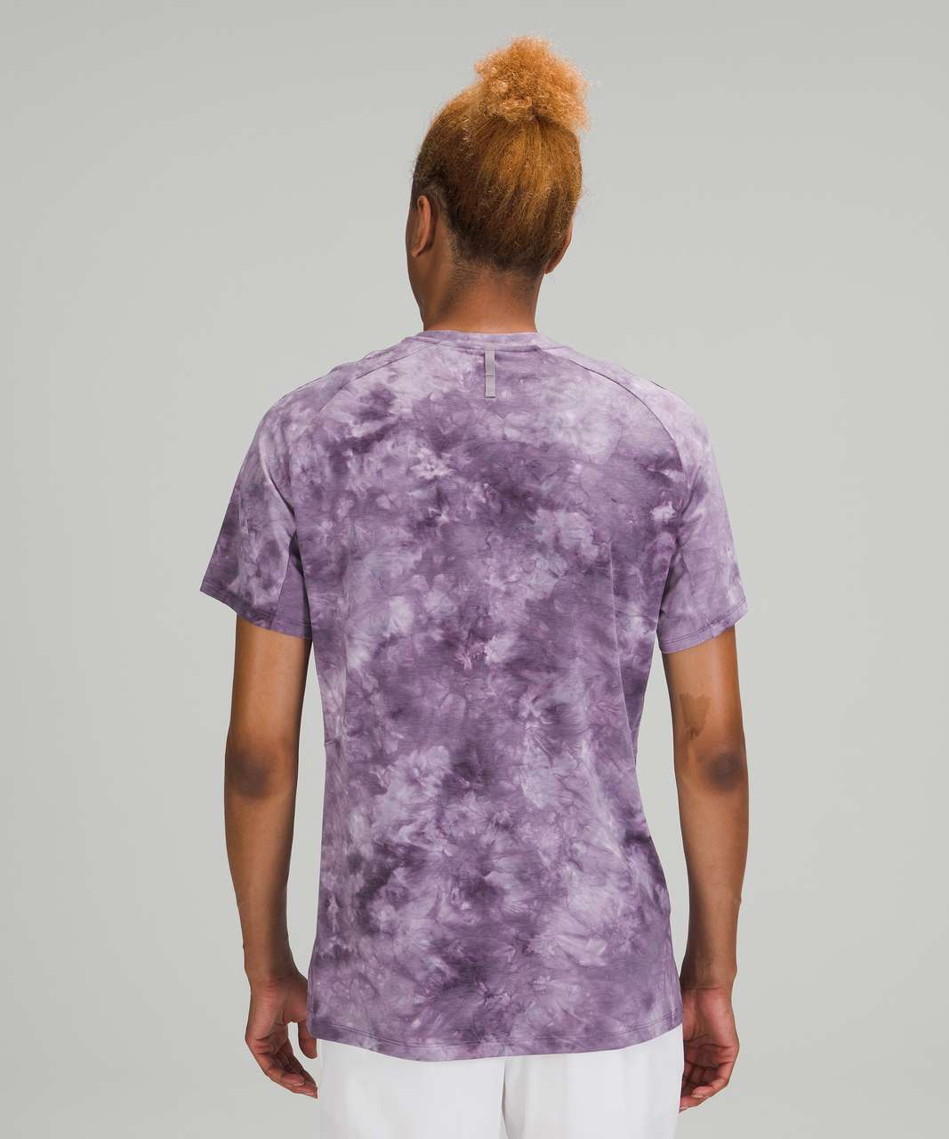 Lululemon Always Agile Short Sleeve *Spray Dye - Diamond Dye White Dusky  Lavender - lulu fanatics