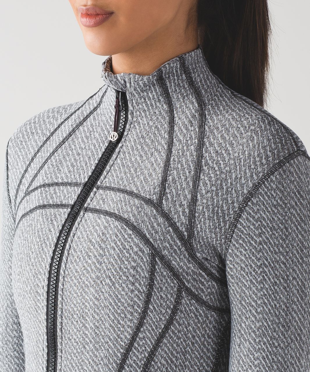 Lululemon Define Jacket - Heathered Herringbone Heathered Black White -  lulu fanatics