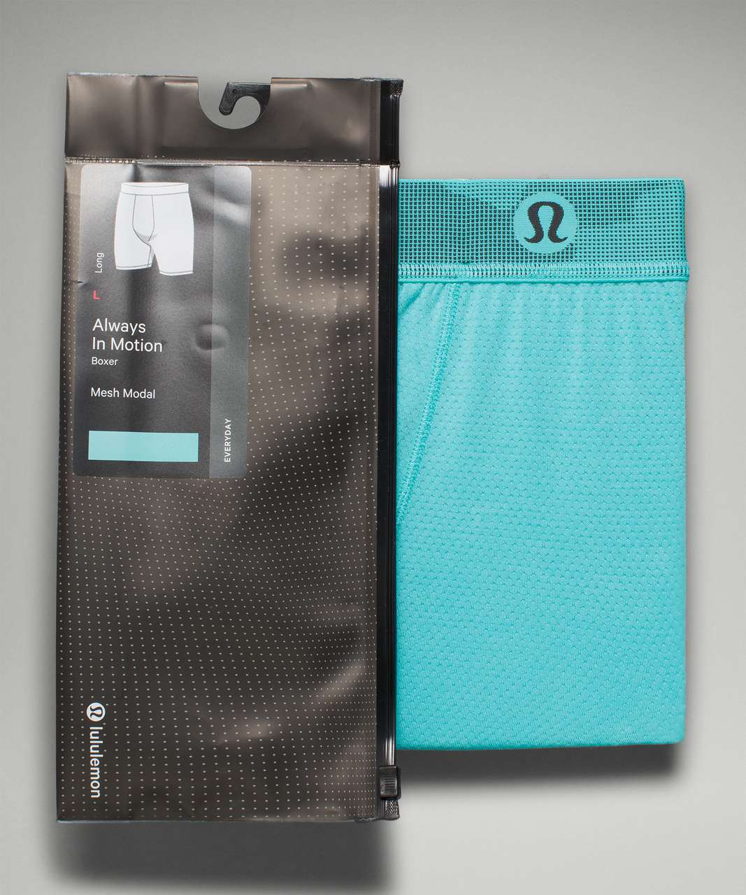 Lululemon Always in Motion Boxer Mesh 7" - Electric Turquoise