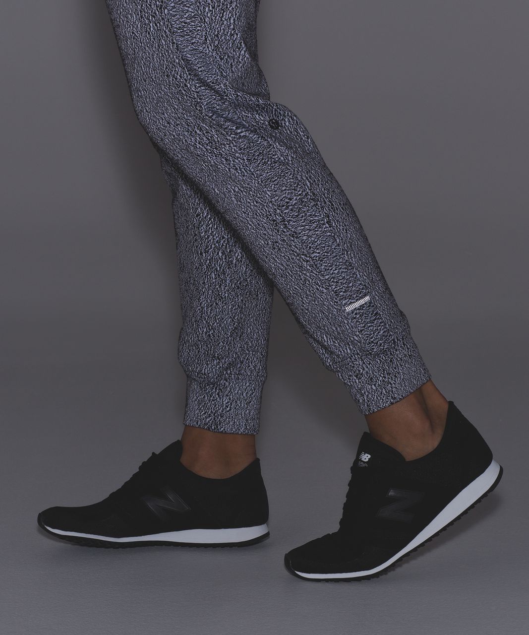 Lululemon Ready To Rulu Pant - Running Luon Spray Jacquard White Black