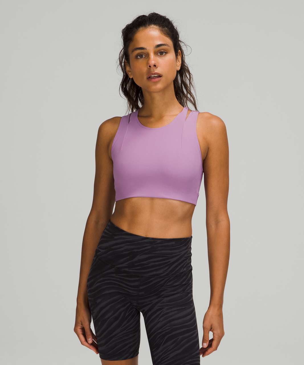 Lululemon Strong Front Bra *Medium Support, B/C Cups - Wisteria Purple - lulu  fanatics