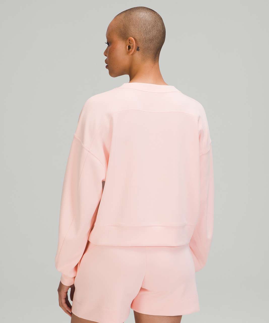 lululemon PERFECTLY CROP CREW - Sweatshirt - meadowsweet pink/pink -  Zalando.de