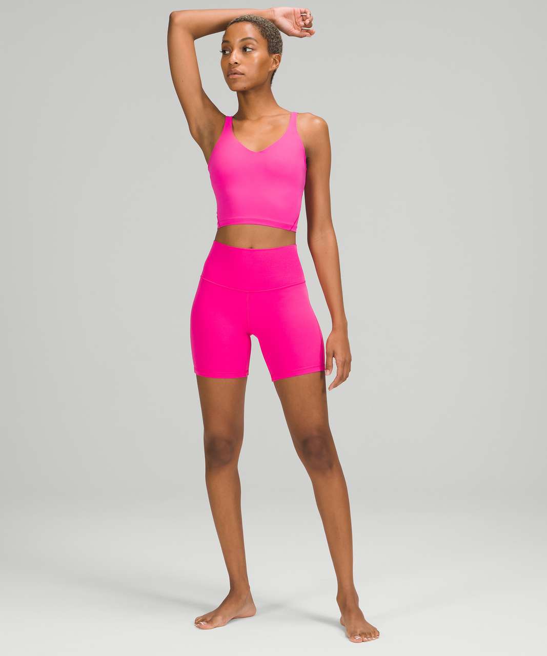 Lululemon Align 4” High-Waisted Short Pink Size 8 - $46 (28% Off