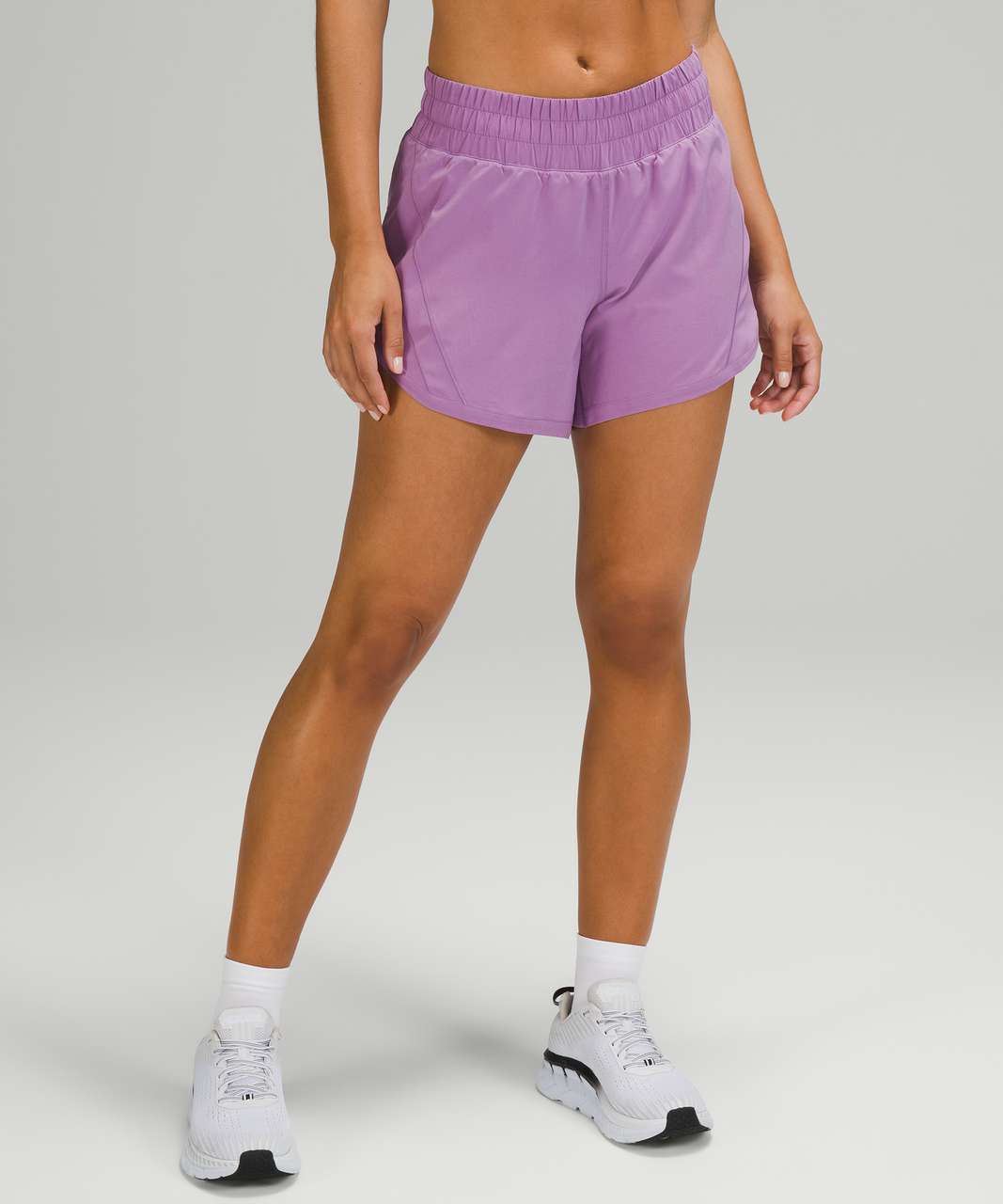 Lululemon Track That Mid-Rise Lined Short 5 - Wisteria Purple - lulu  fanatics