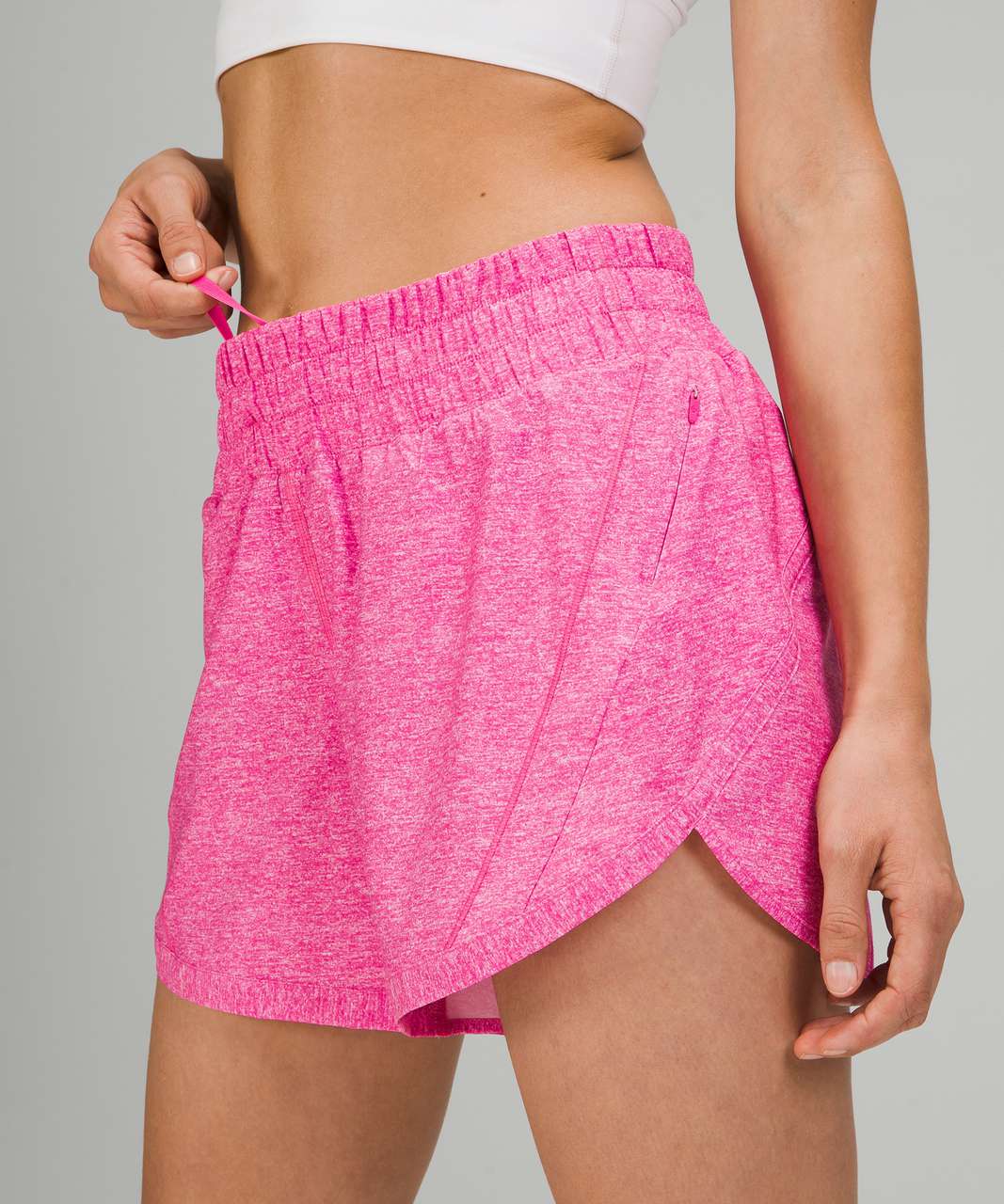 Lululemon Track That MR Short 5” *Lined Women's Size 4 Pink Puff NWT