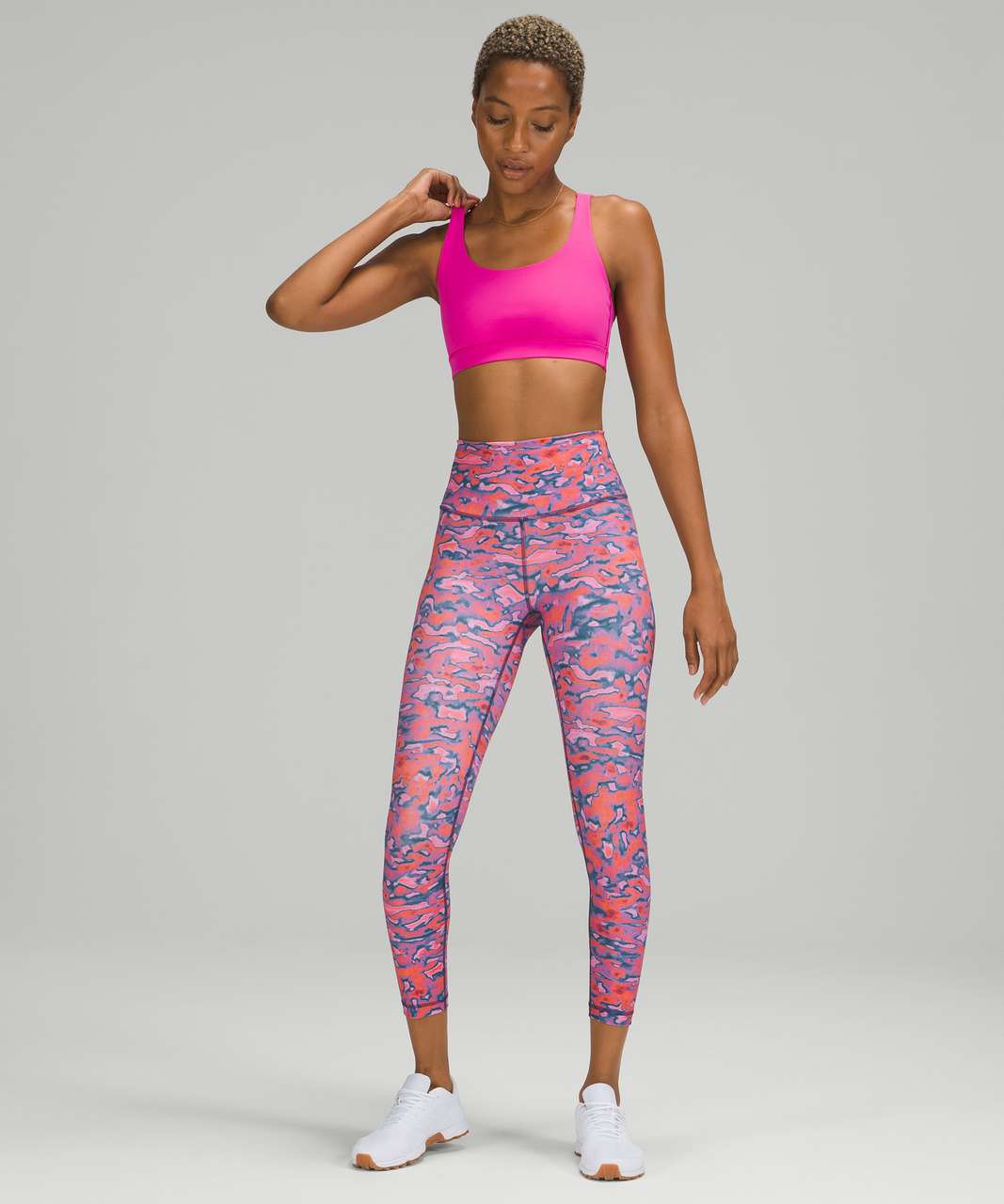 Lululemon Wunder Train High-Rise Tight 25 - Ripened Raspberry - lulu  fanatics