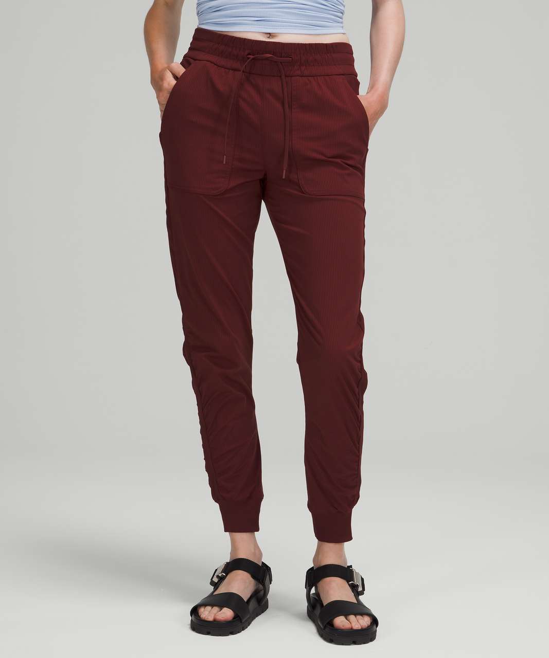 Lululemon Beyond the Studio Jogger - Red Merlot - lulu fanatics