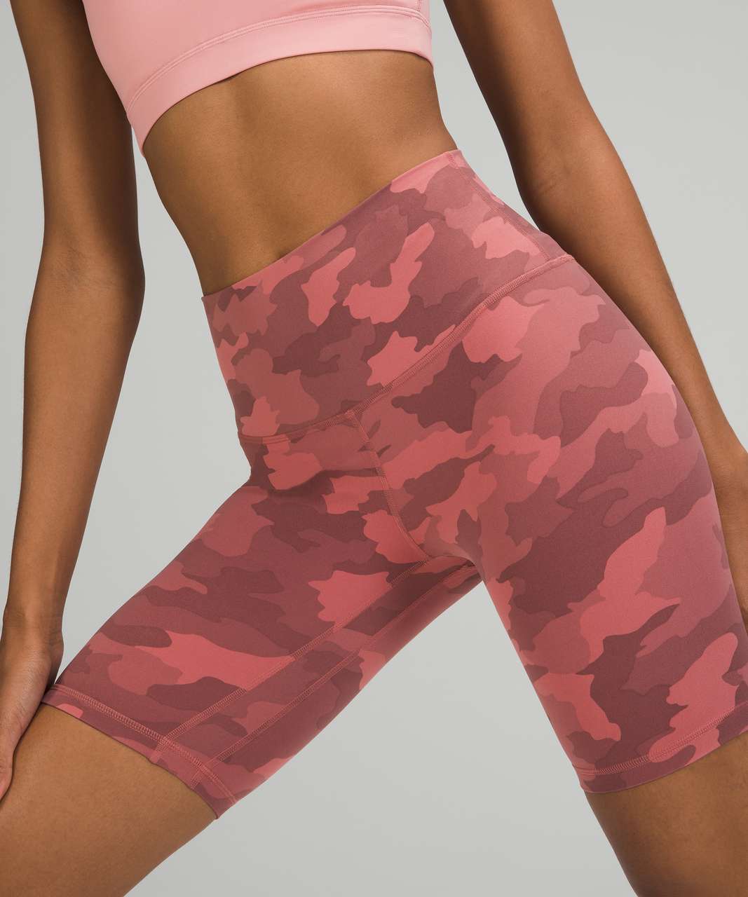 Lululemon Align Short 8 - Heritage 365 Camo Deep Coal Multi - lulu fanatics