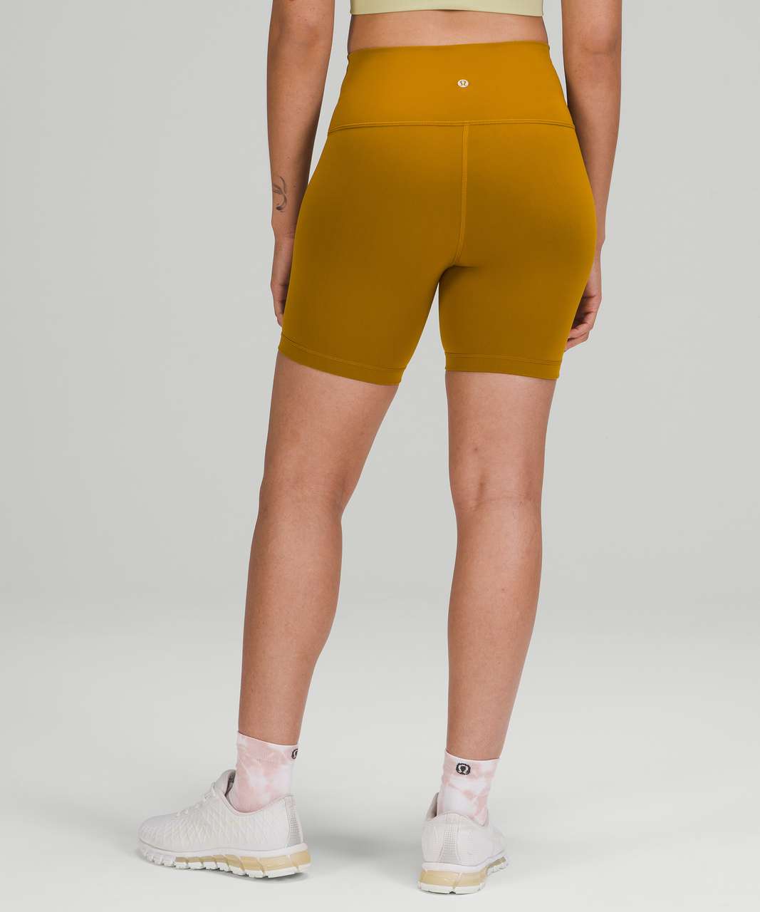 Lululemon Wunder Train High-Rise Short 6 - Gold Spice - lulu fanatics