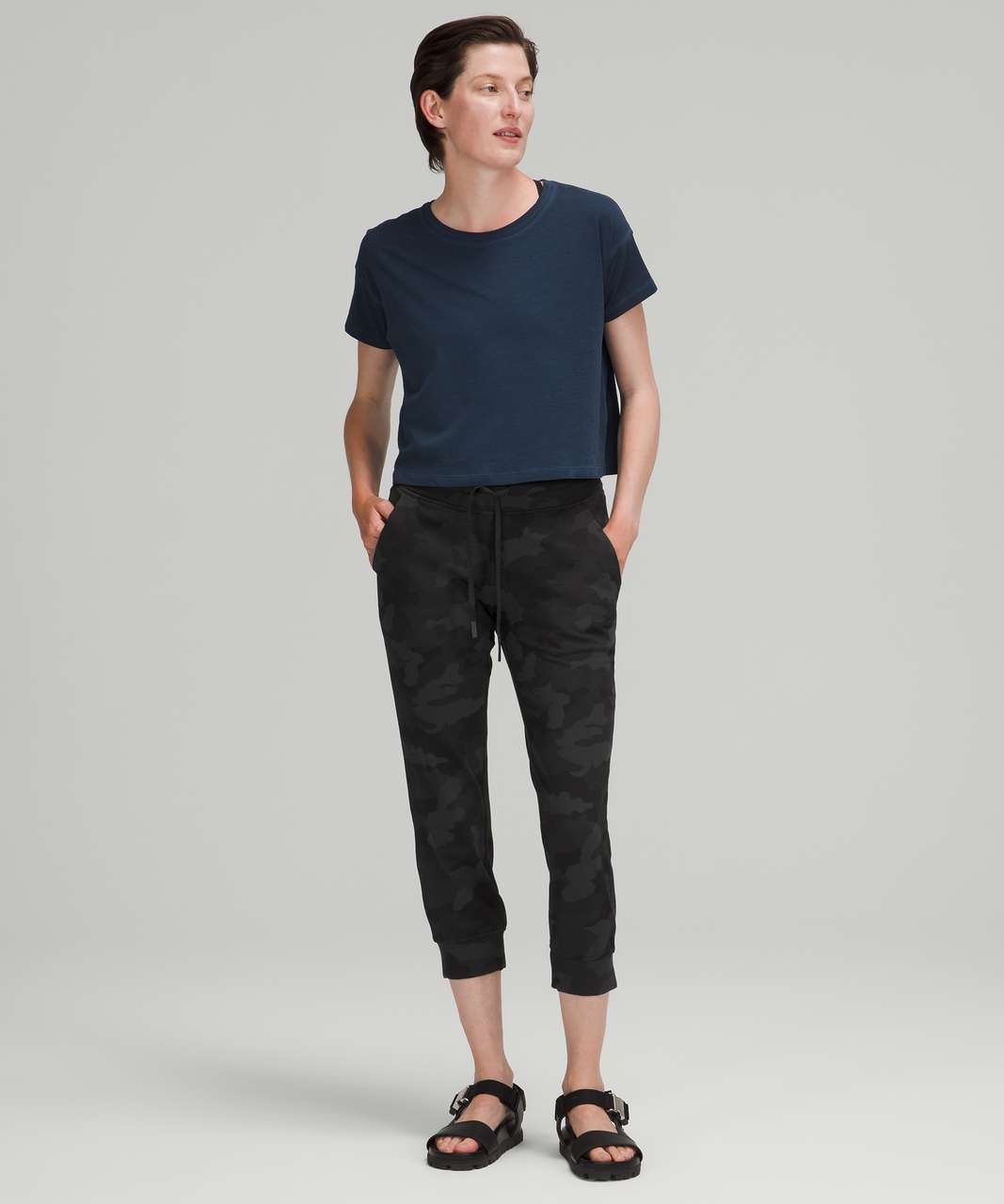 Rulu Cropped Jogger - Gem