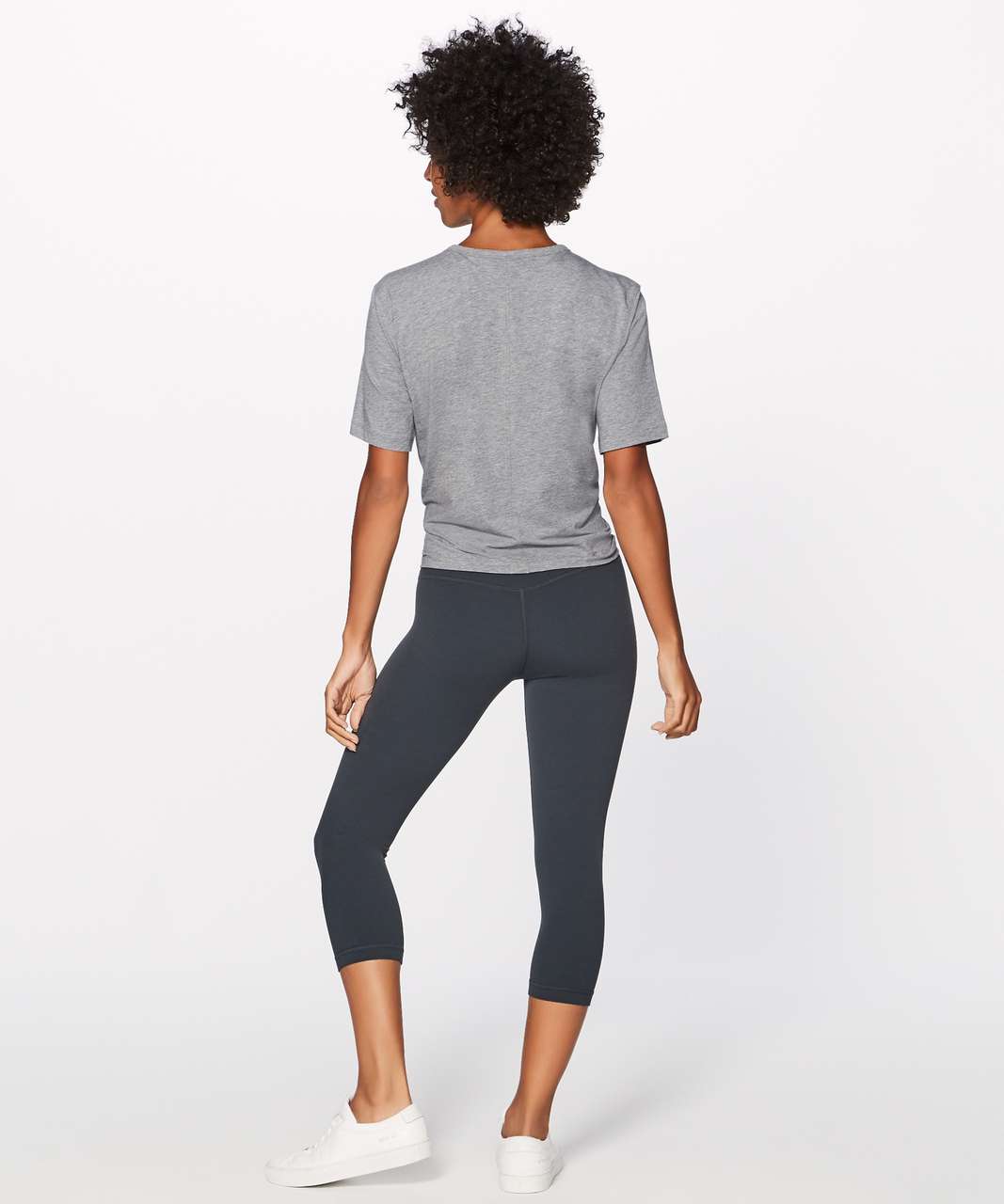 Lululemon Crescent Tee - Heathered Medium Grey