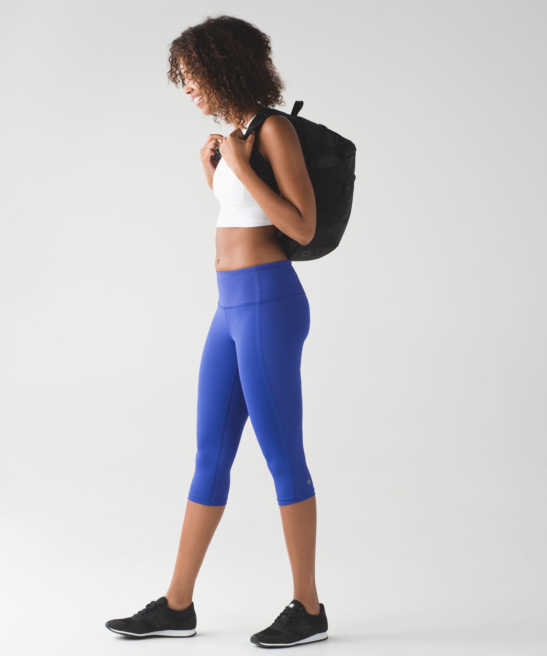 Lululemon Fast Times 17" Crop - Sapphire Blue