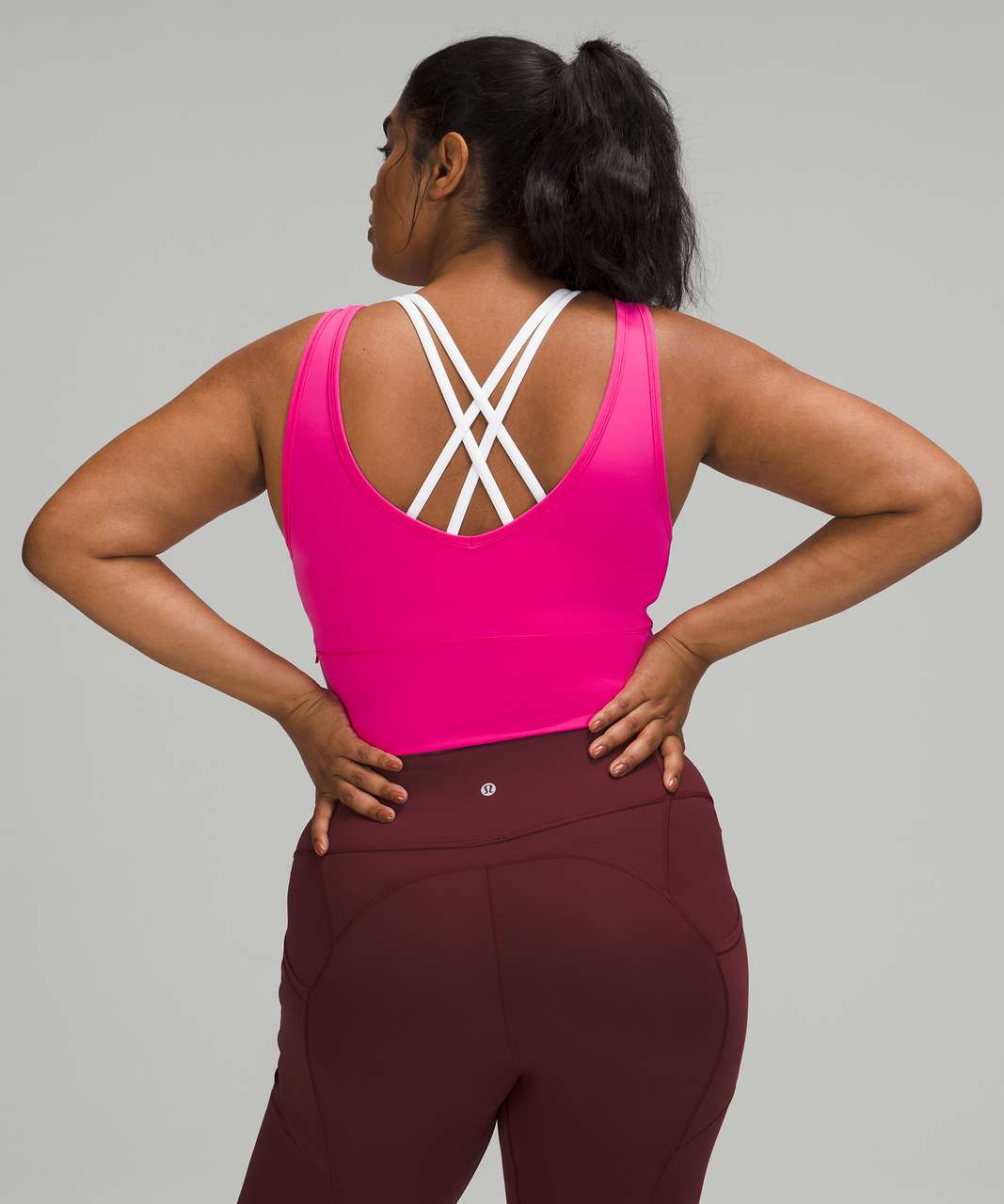 Picked up a Power Pivot tank in Pink Blossom today in-store! Such a cute  Barbie pink! 💕 : r/lululemon